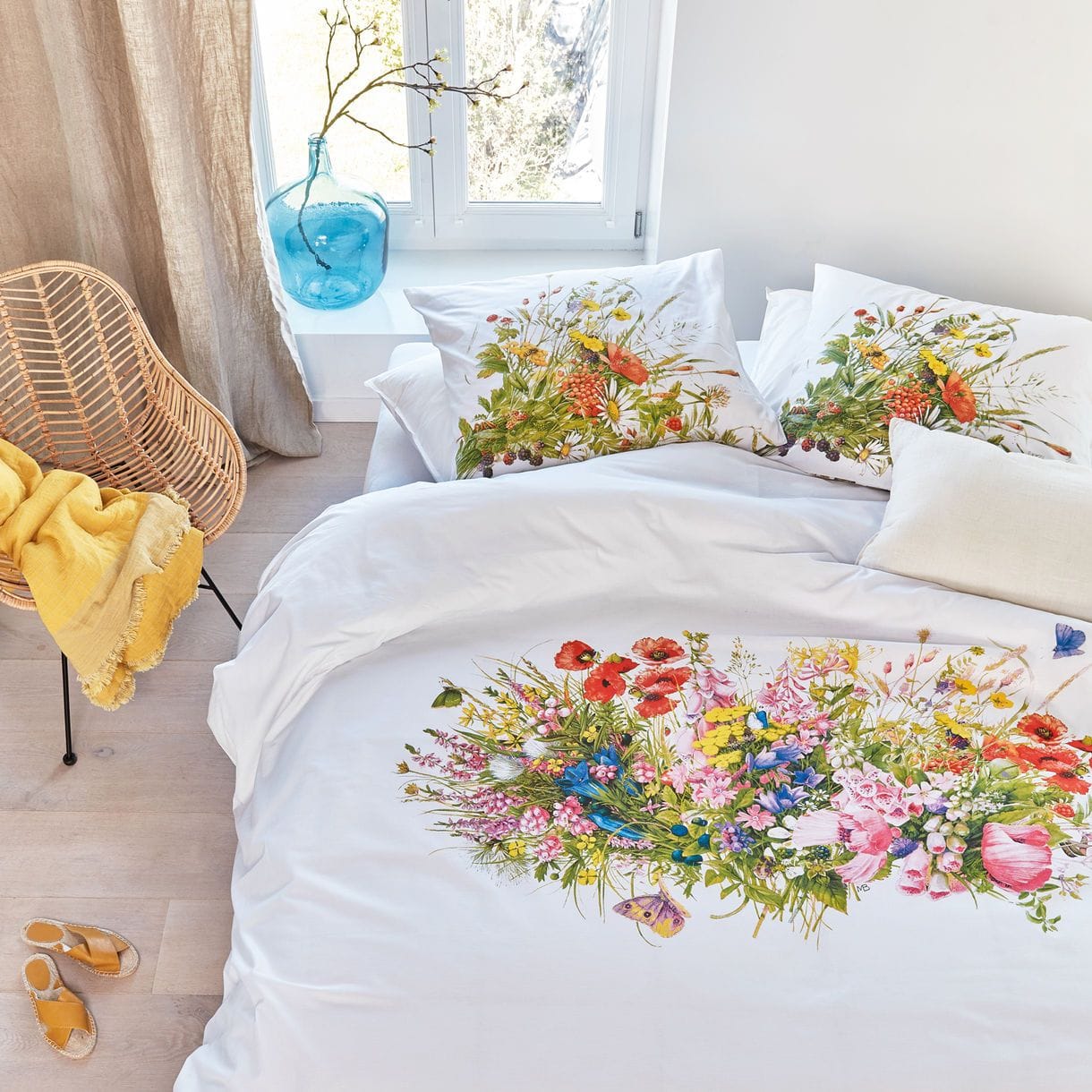 Bedding House Quilt Cover Bedding House Amazing Flowers Multi Marjolein Bastin Cotton Quilt Cover Sets