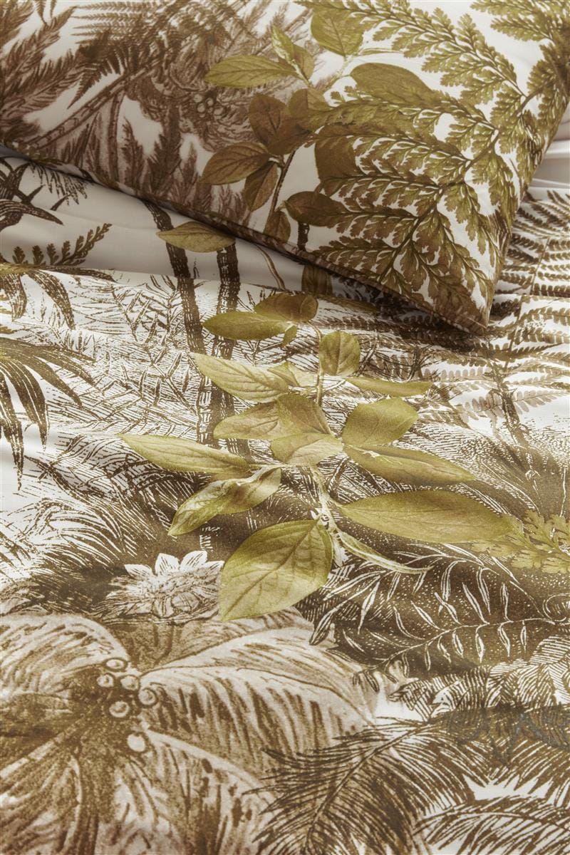 Bedding House Quilt Cover Bedding House Caribe Ochre Cotton Quilt Cover Set