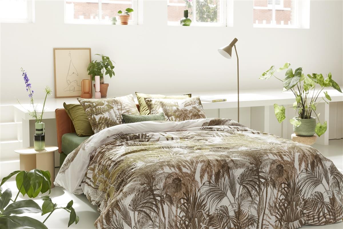 Bedding House Quilt Cover Bedding House Caribe Ochre Cotton Quilt Cover Set