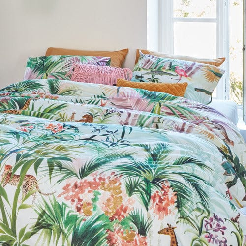 Bedding House Quilt Cover Bedding House Cotton Percale Paradise Lost Multi Quilt Cover Set