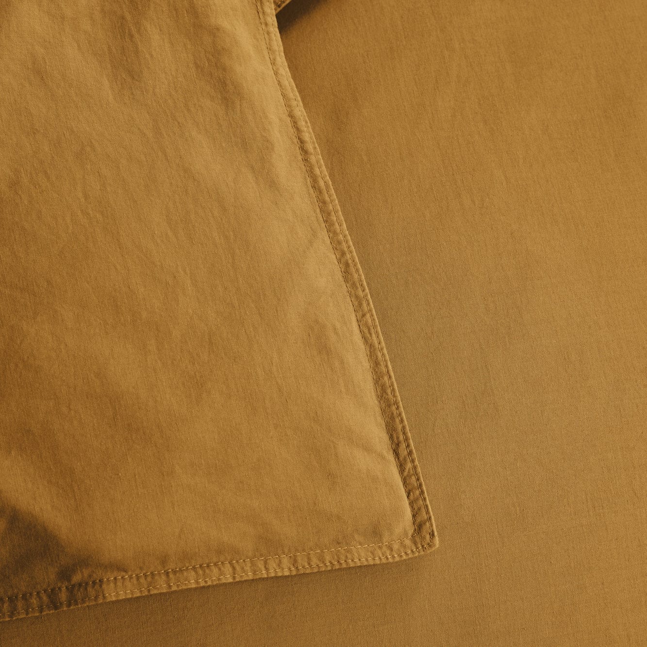 Bedding House Quilt Cover Bedding House Organic Cotton Basic Ochre Cotton Quilt Cover Set