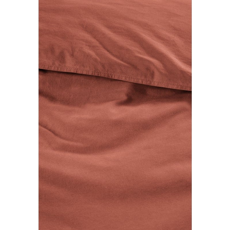 Bedding House Quilt Cover Bedding House Organic Cotton Basic Terra Cotton Quilt Cover Set