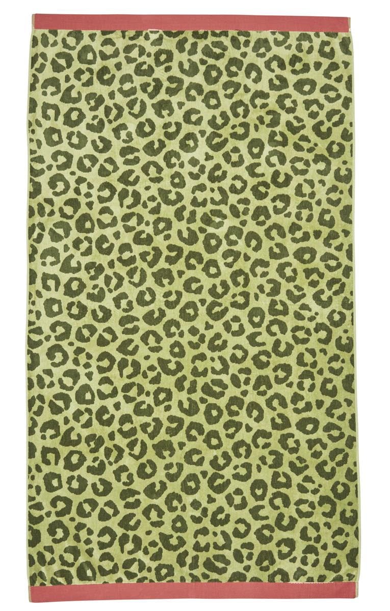 Bedding House Beach Towels Wildcat Green Beach Towel