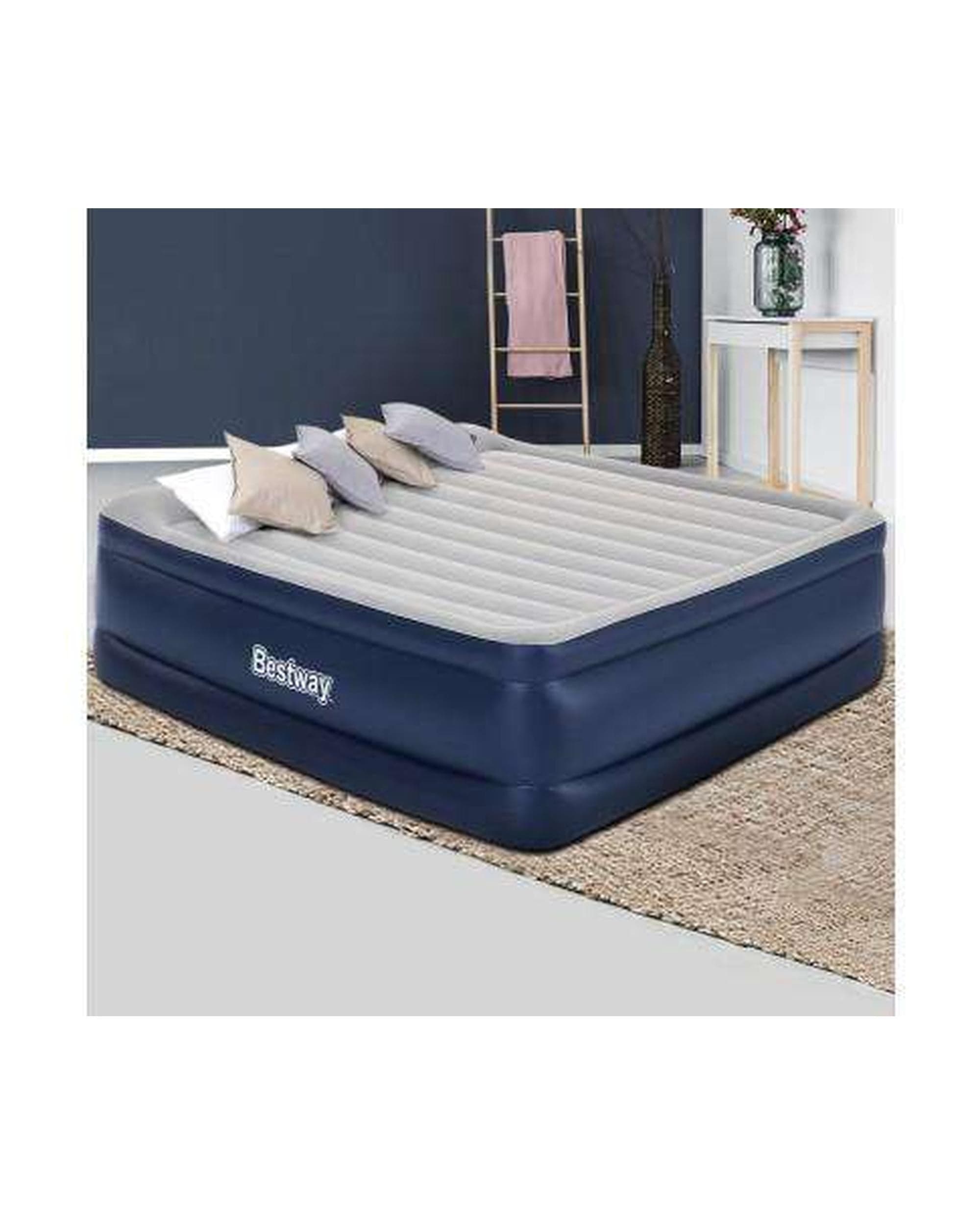 Bestway Inflatable Mattress Air Bed Inflatable Mattress Sleeping Mat Battery Built-in Pump