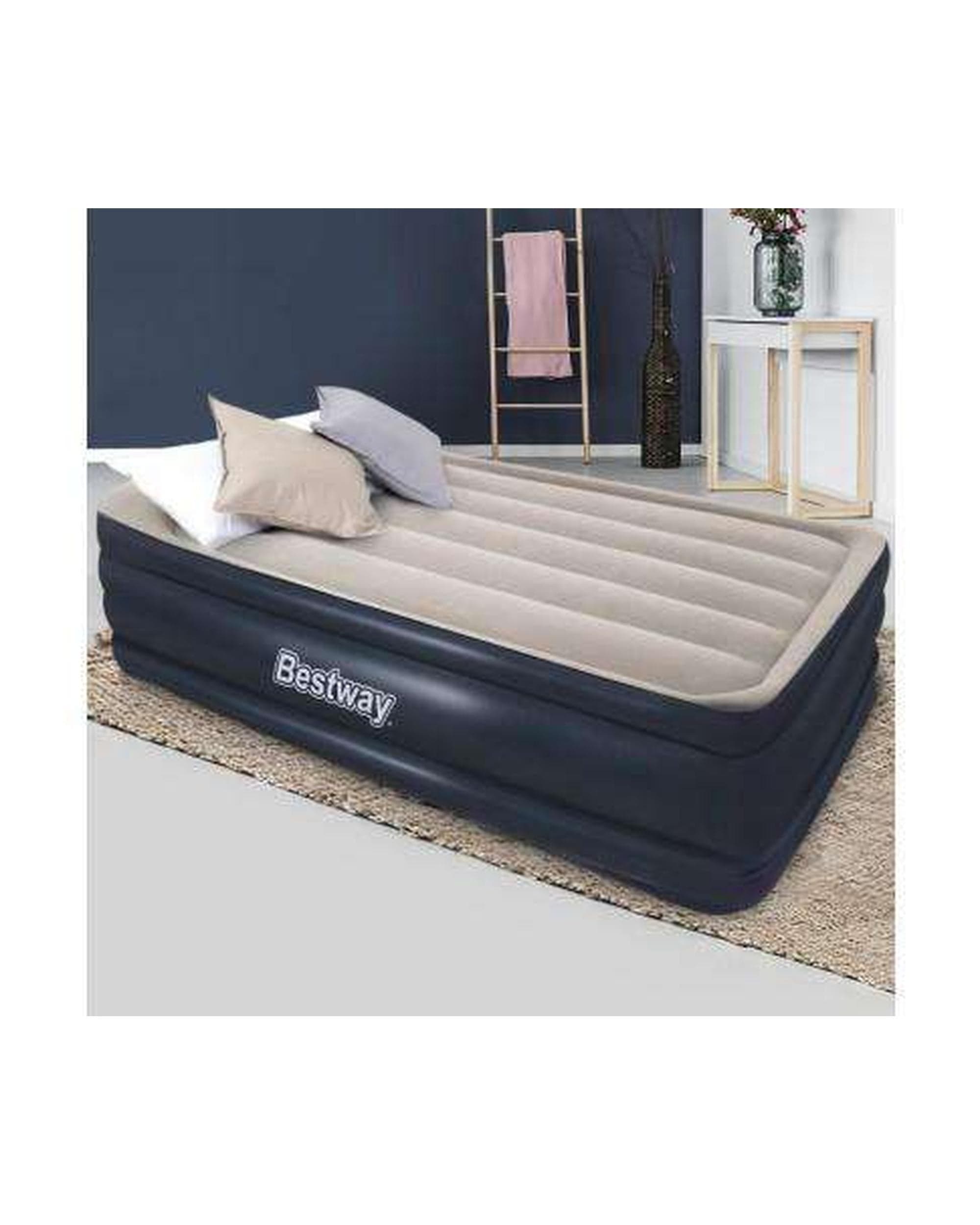 Bestway Inflatable Mattress Air Bed Inflatable Mattress Sleeping Mat Battery Built-in Pump