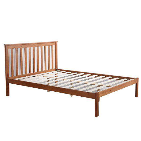 PREMIUM PINE WOOD BED FRAME Levede