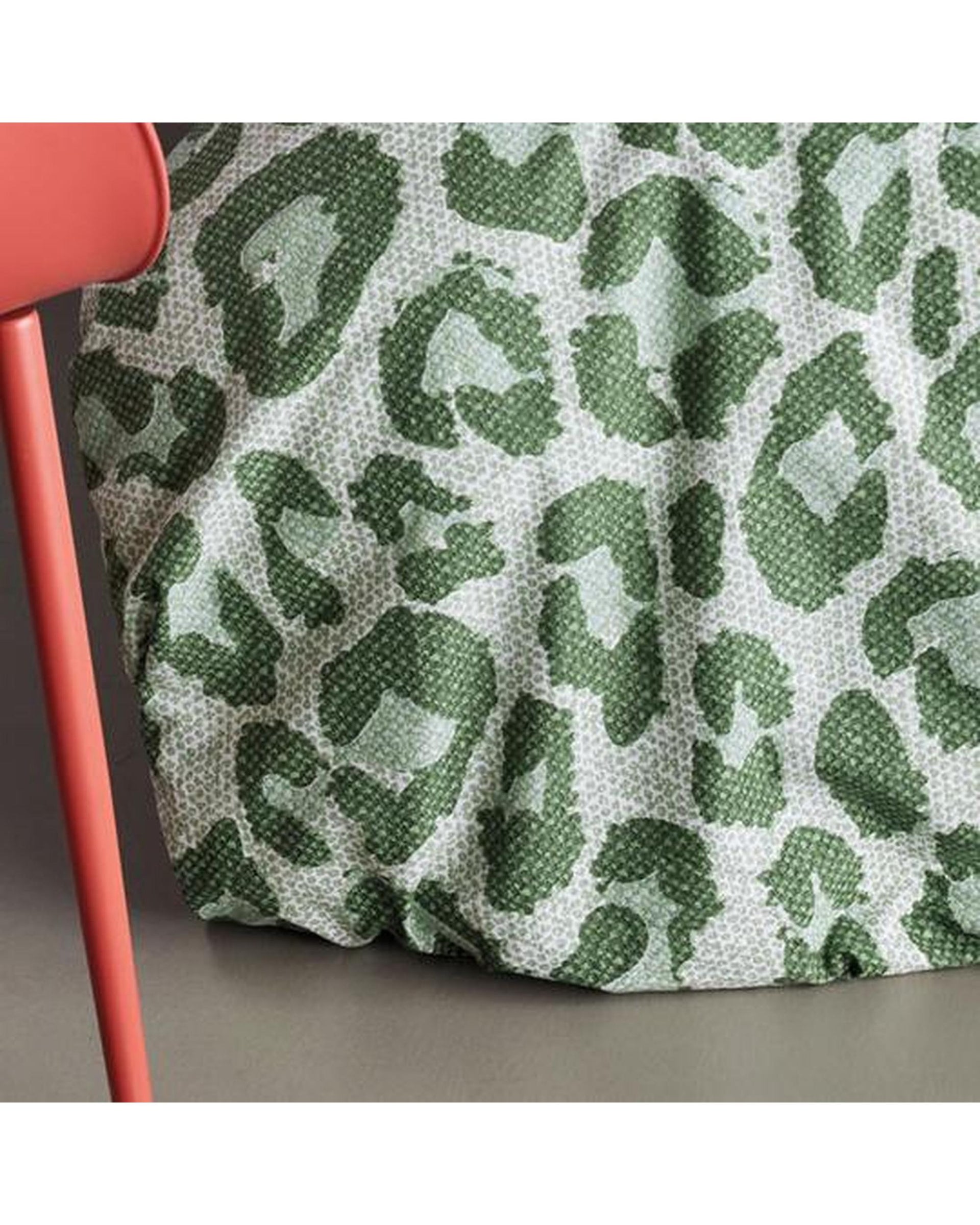 Bedding House Cotton Percale Fabrice Green Quilt Cover Set Bedding House