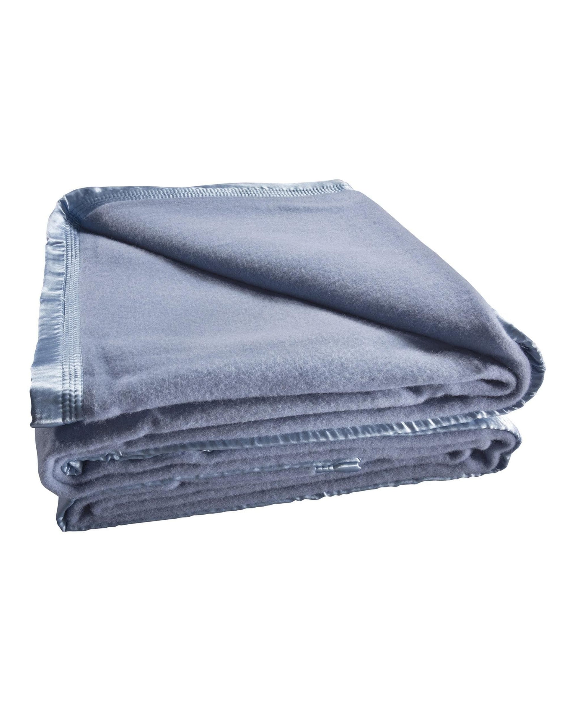 Bianca Bedding Blanket Bianca Australian Wool Blanket - Steel Blue