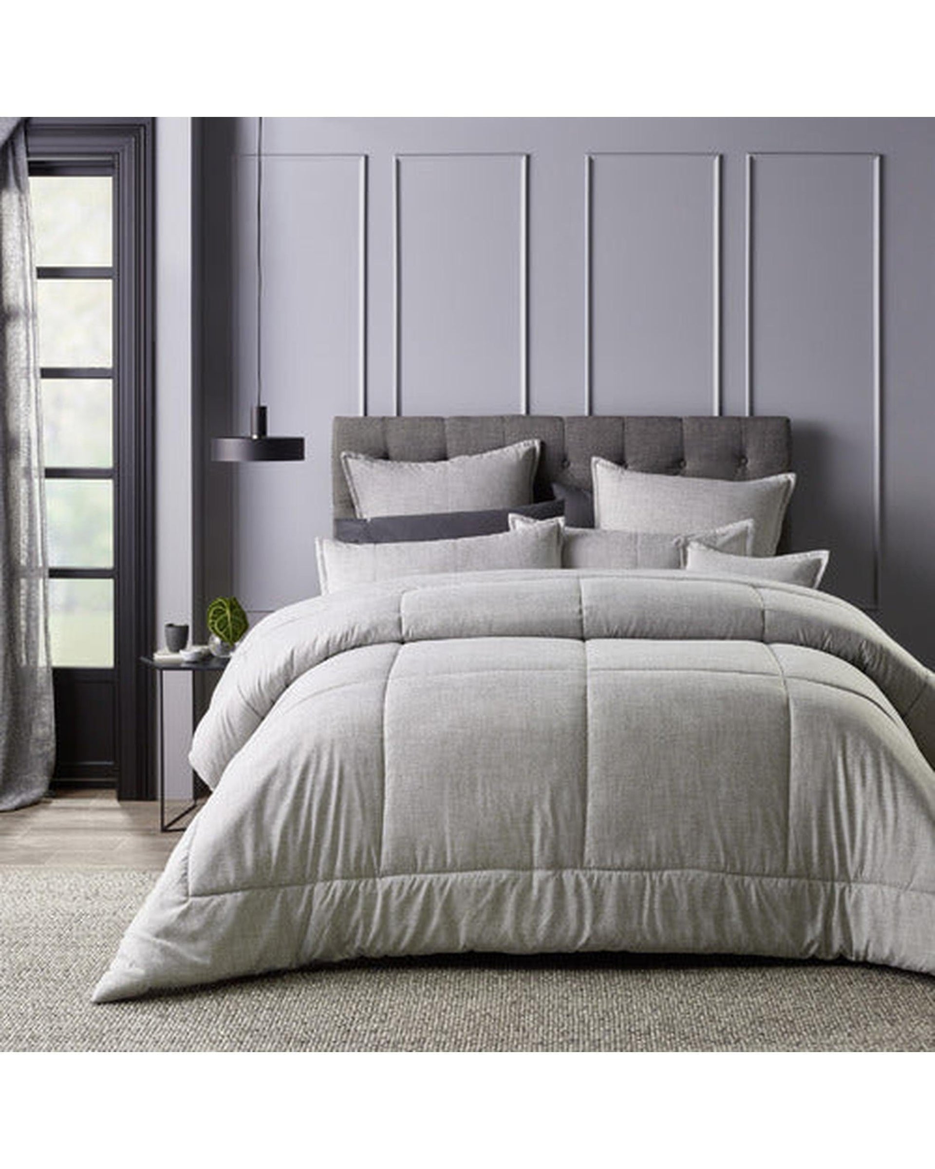 Bianca Bedding Coverlet Bianca Bedding 6 Piece Grey Maynard Comforter Set