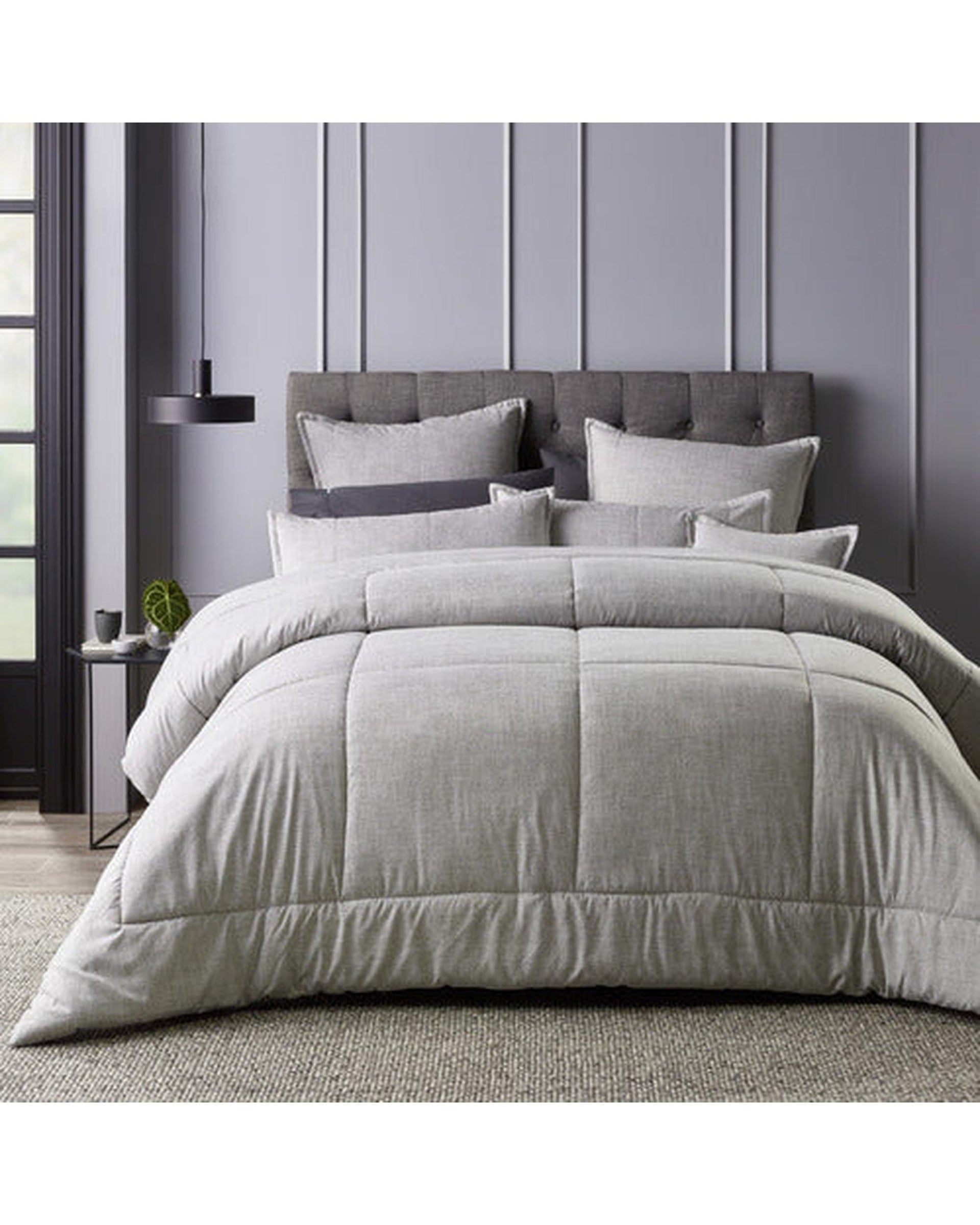 Bianca Bedding Coverlet Bianca Bedding 6 Piece Grey Maynard Comforter Set
