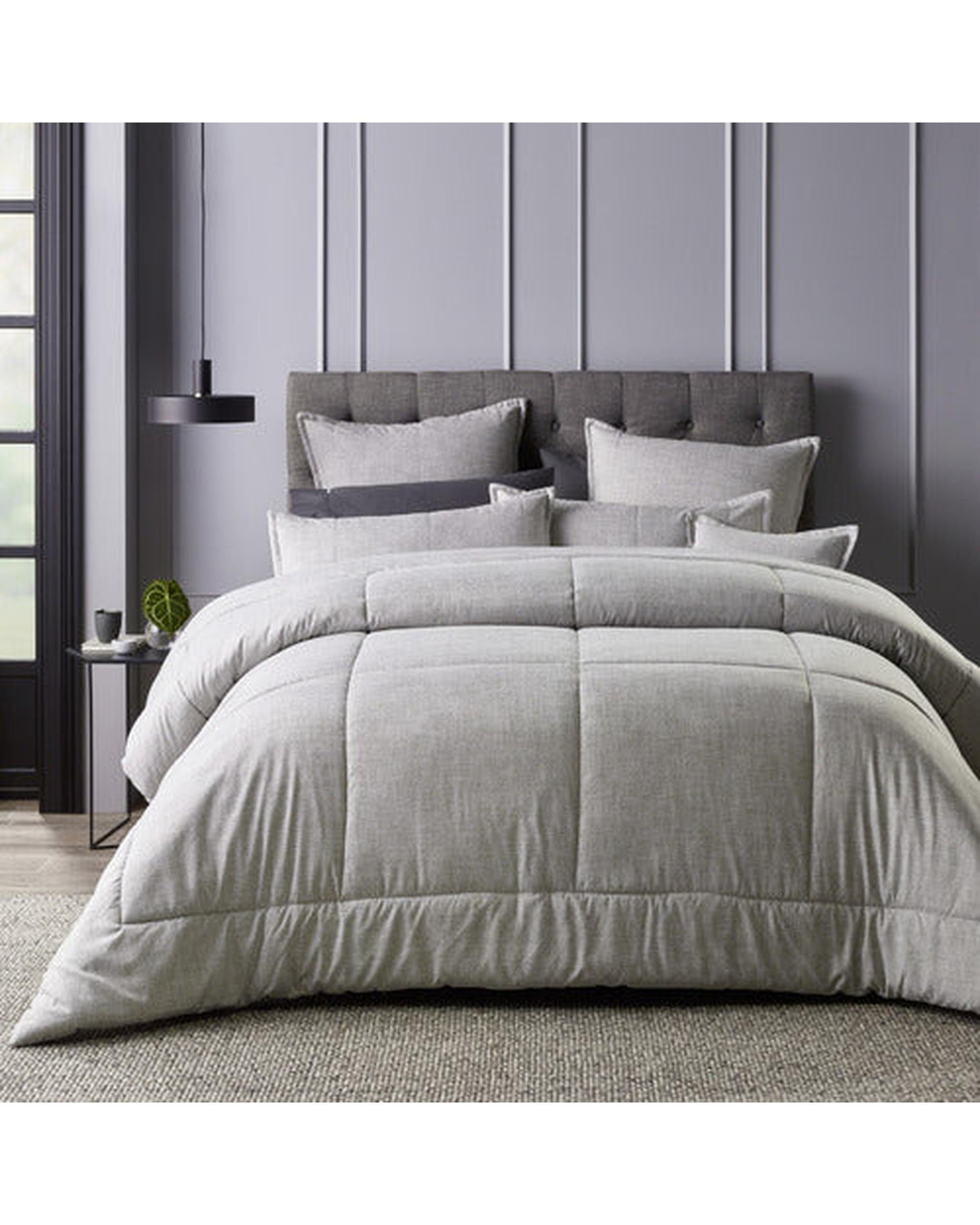 Bianca Bedding Coverlet Bianca Bedding 6 Piece Grey Maynard Comforter Set