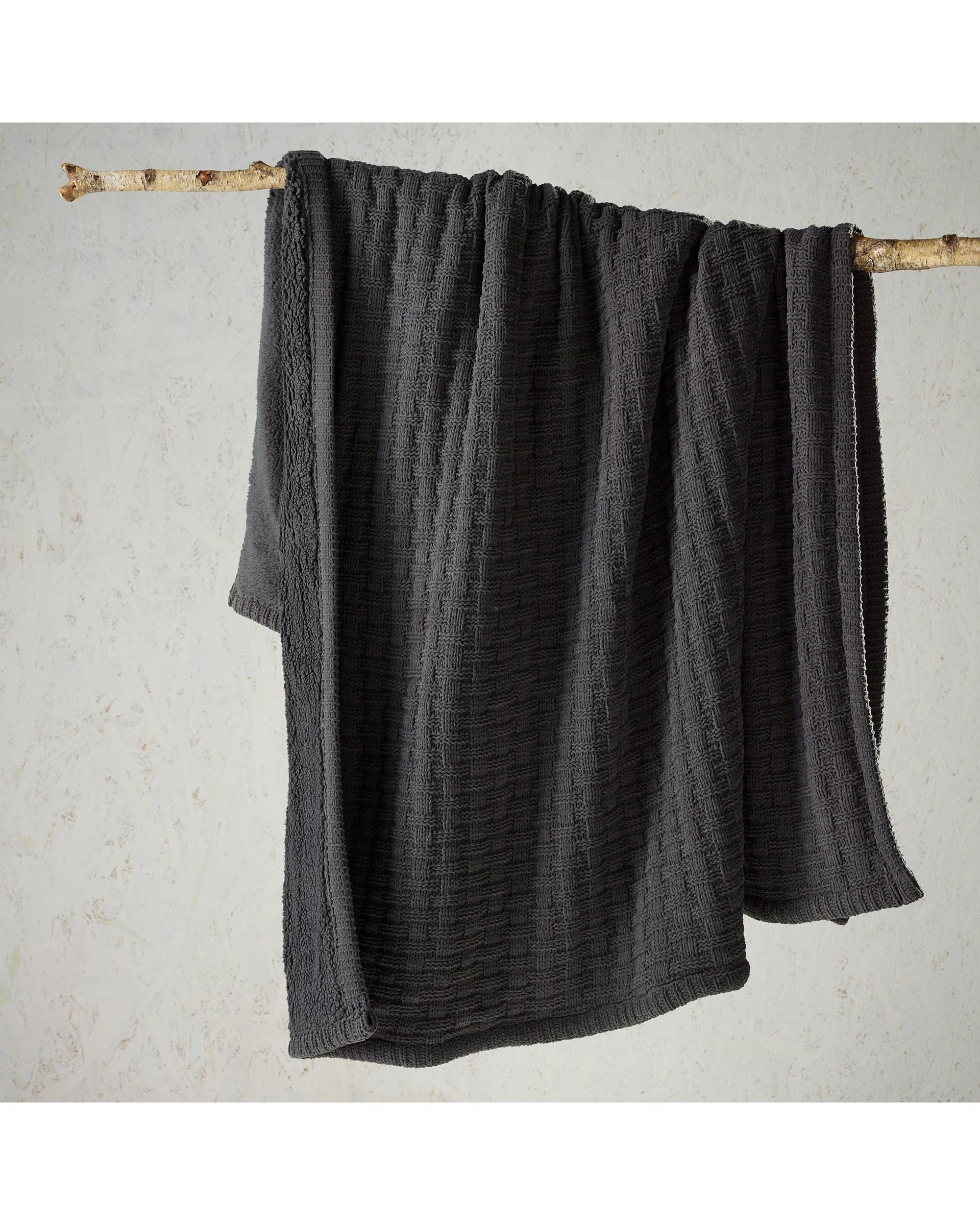 Bianca Bedding Blanket Bianca Bedding Amalfi Charcoal Throw Rug