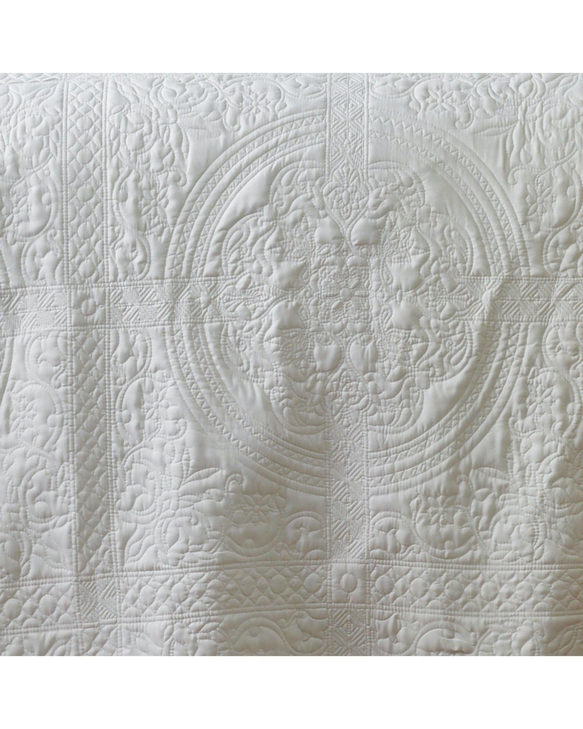 Bianca Bedding Comforter Bianca Bedding ANNORA BEDSPREAD SET WHITE