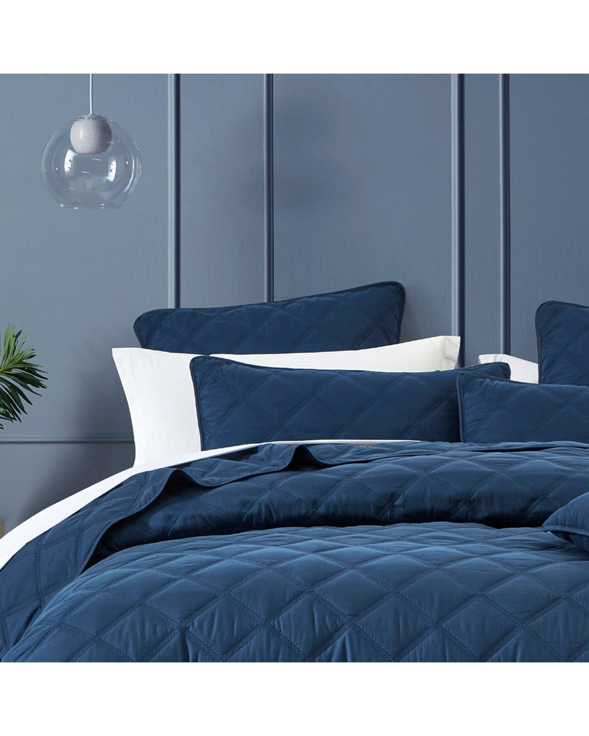 Bianca Bedding Coverlet Bianca Bedding Barclay Navy Coverlet Set