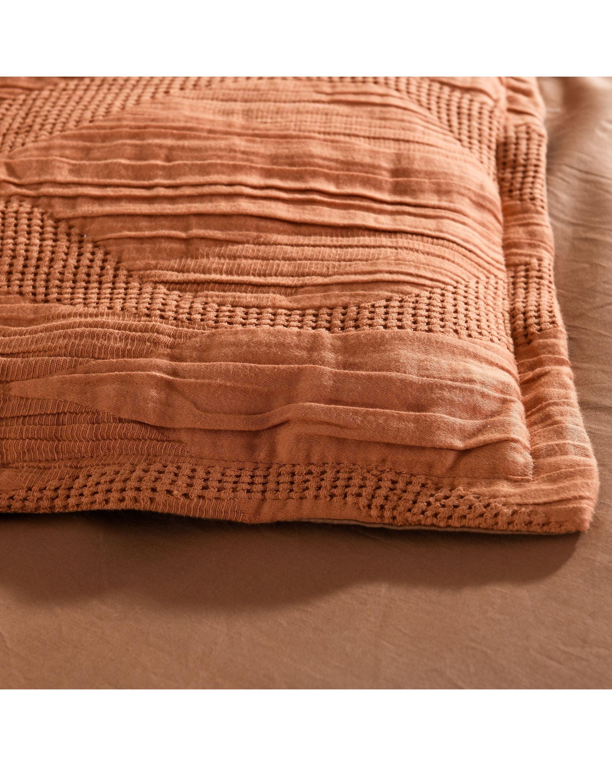 Bianca Bedding Quilt Cover Bianca Bedding BRADFORD QUILT COVER SET EARTH