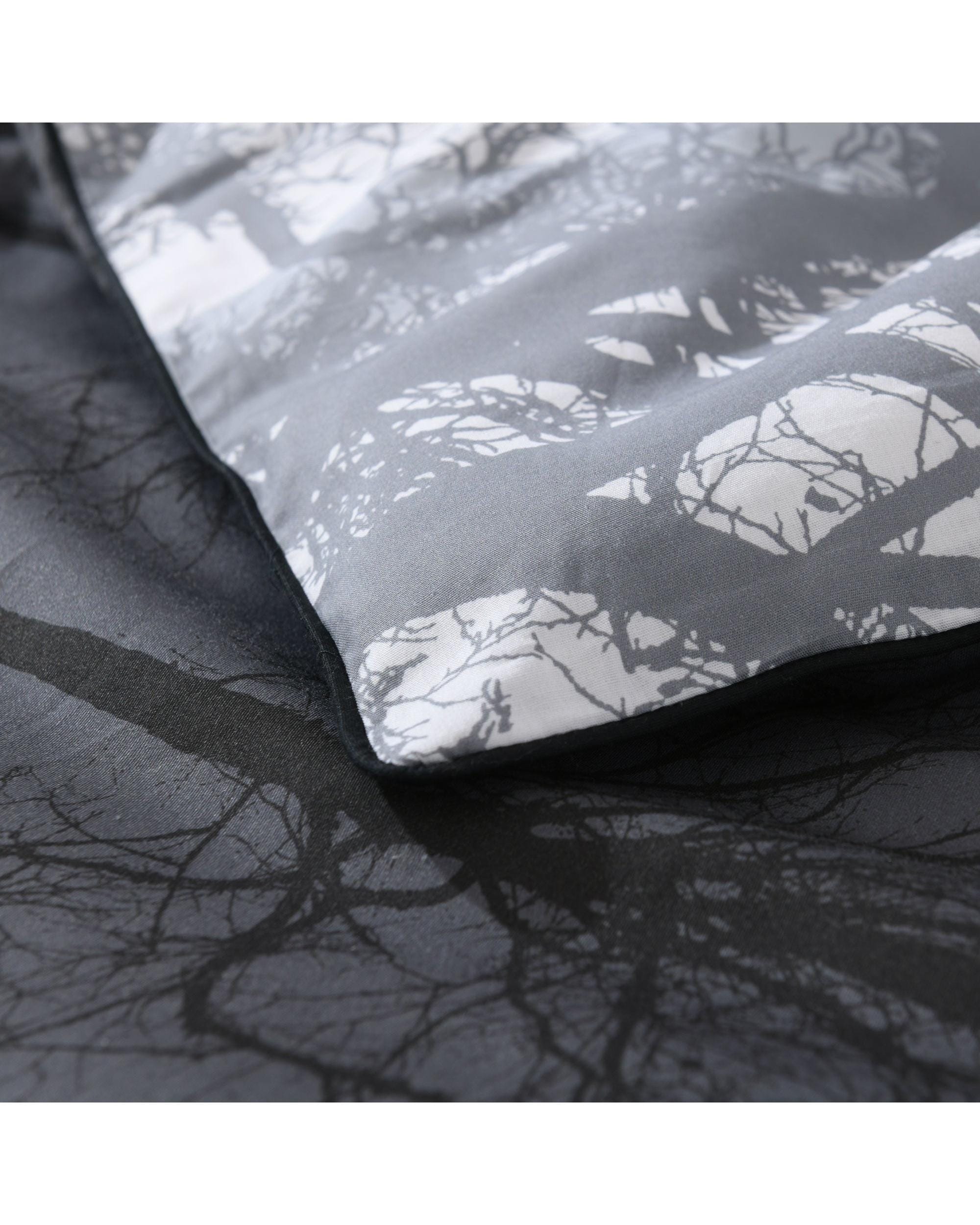 Bianca Bedding Quilt Cover Bianca Bedding BUCK QUILT COVER SET GREY