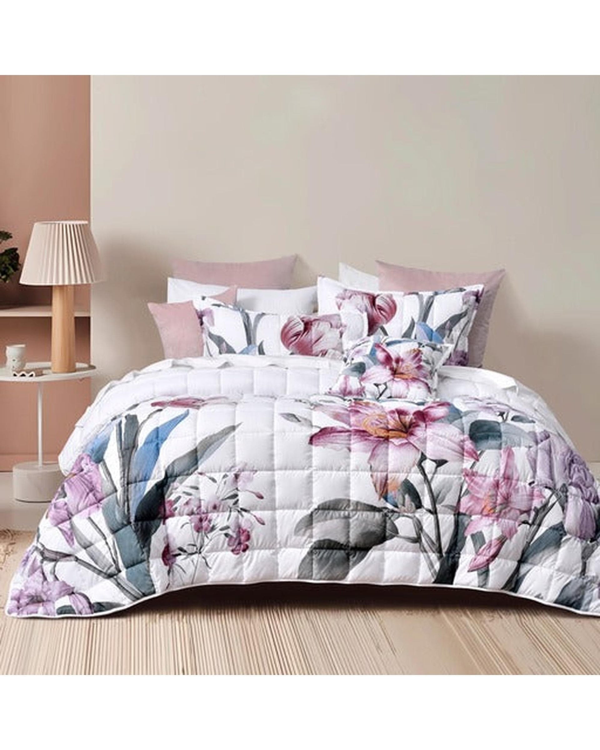 Bianca Bedding Comforter Bianca Bedding Carmela White Polyester Bedspread Set