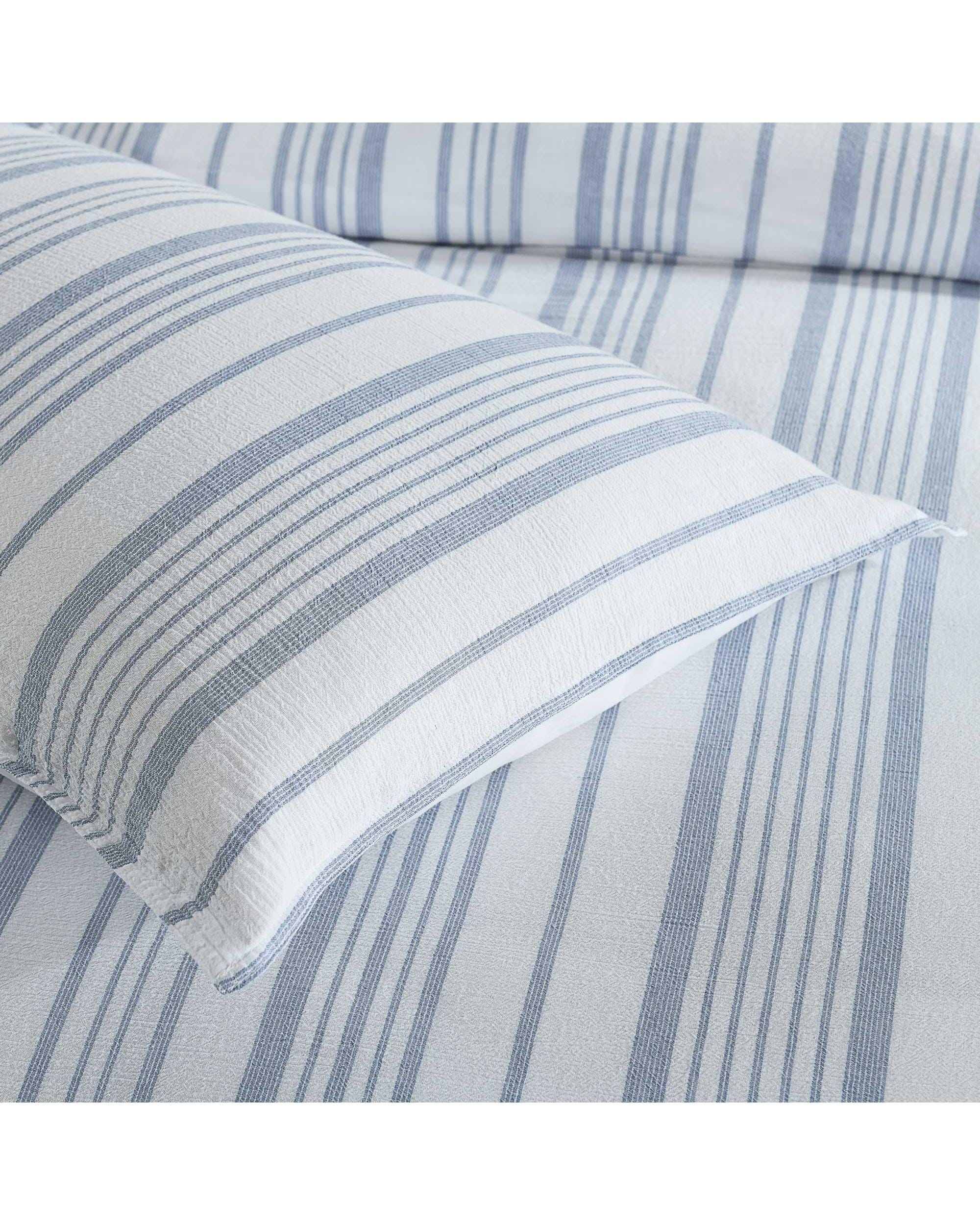 Bianca Bedding Quilt Cover Bianca Bedding CAYMAN QUILT COVER SET BLUE