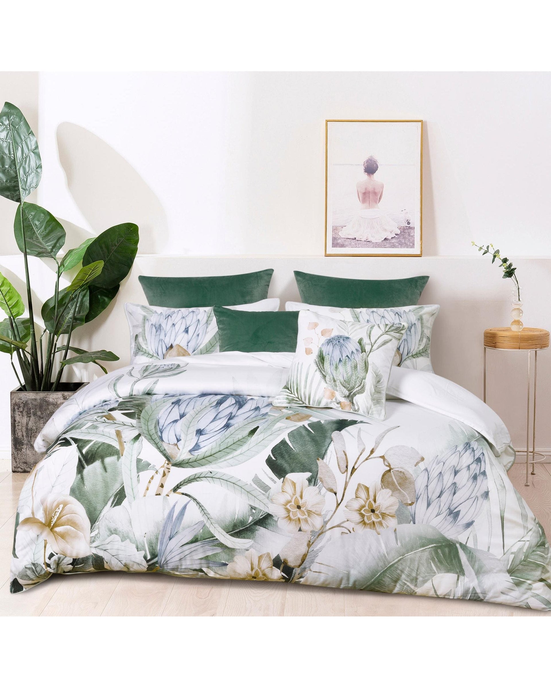Bianca Bedding Quilt Cover Bianca Bedding Evergreen Quilt Cover Set