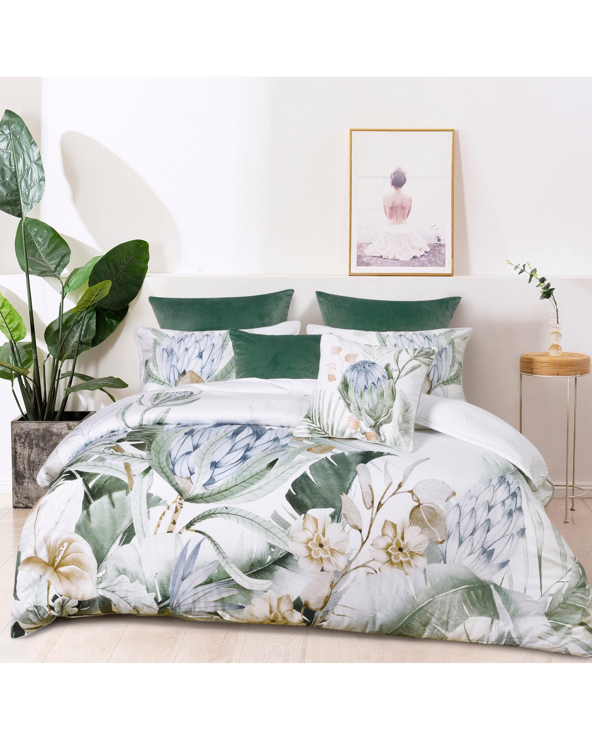 Bianca Bedding Quilt Cover Bianca Bedding Evergreen Quilt Cover Set
