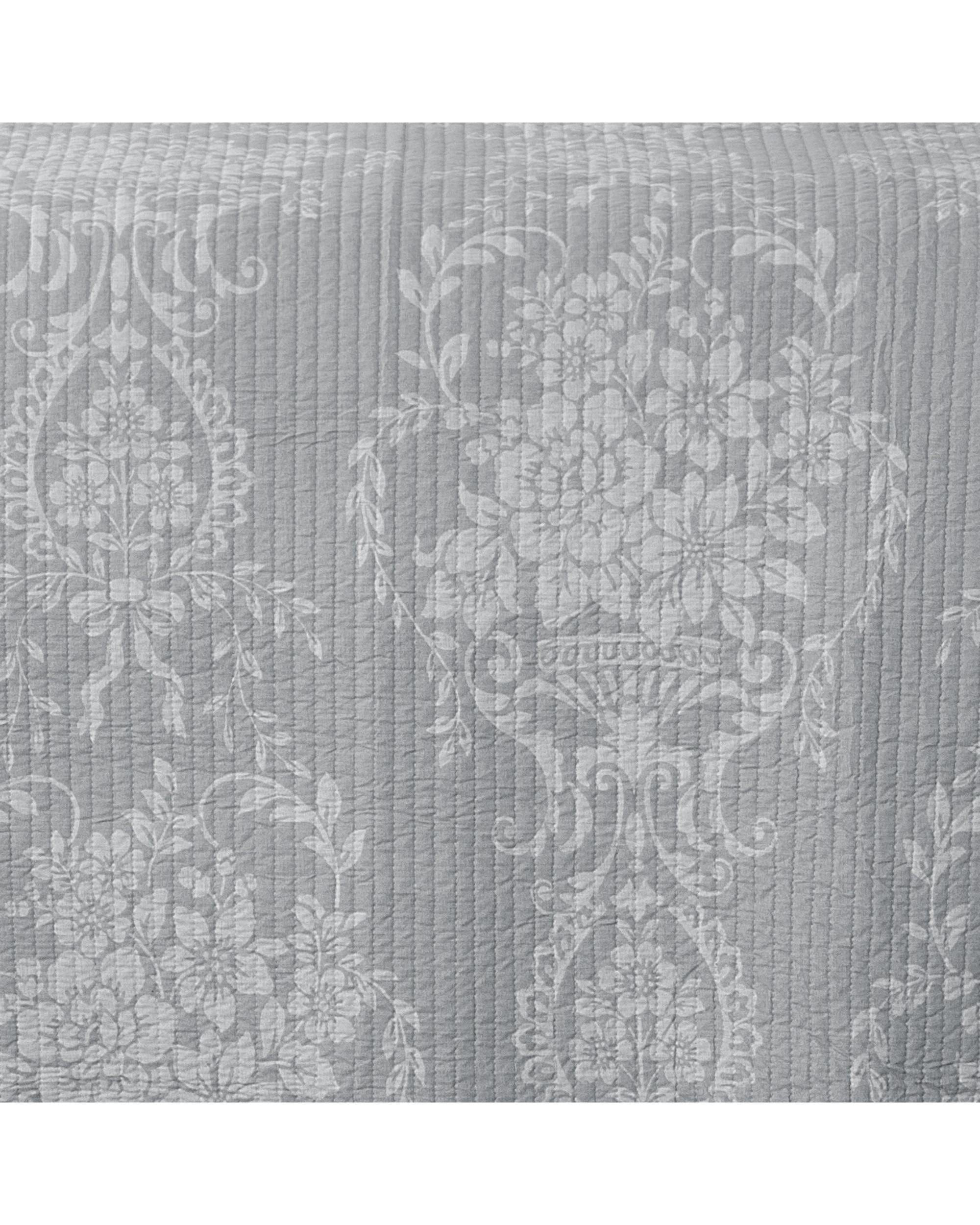 Bianca Bedding Comforter Bianca Bedding FLORENCE BEDSPREAD SET GREY