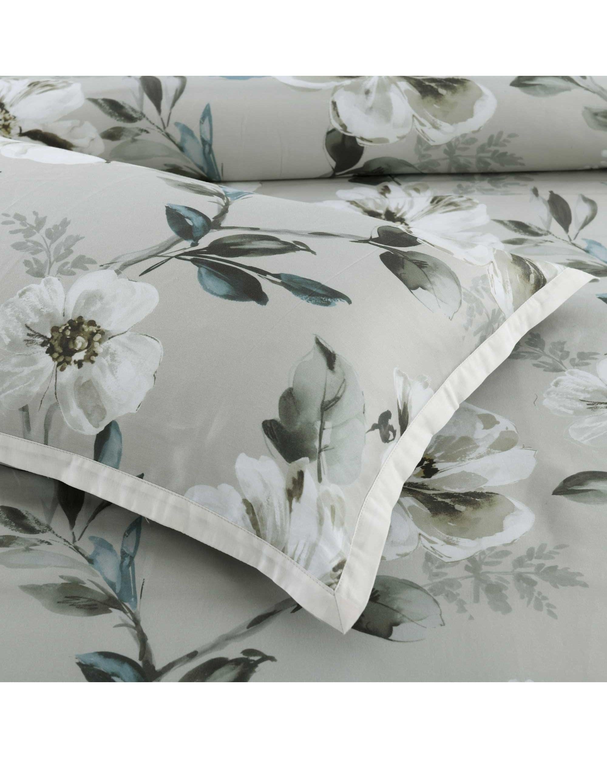 Bianca Bedding Quilt Cover Bianca Bedding KARA QUILT COVER SET GREY