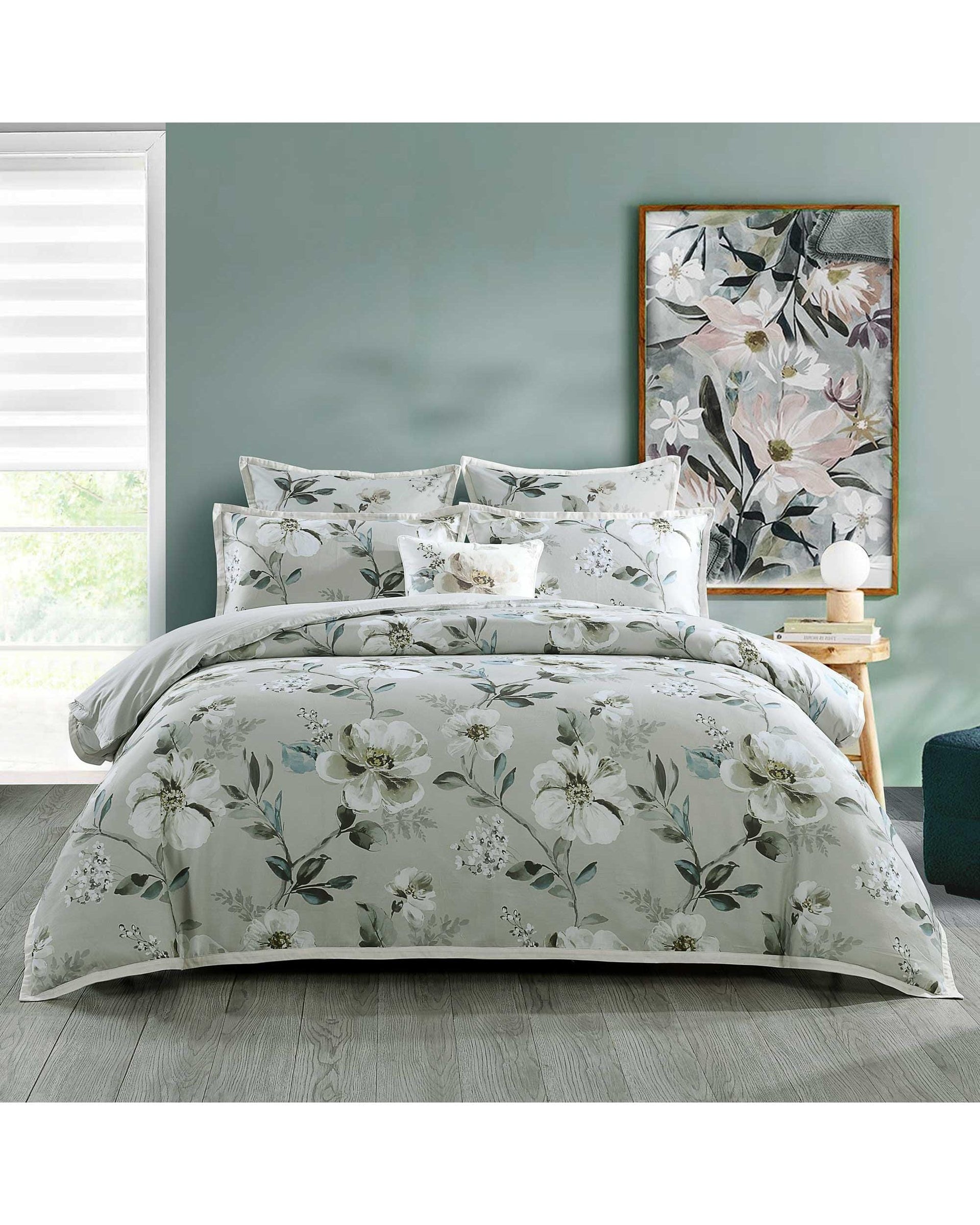 Bianca Bedding Quilt Cover Bianca Bedding KARA QUILT COVER SET GREY