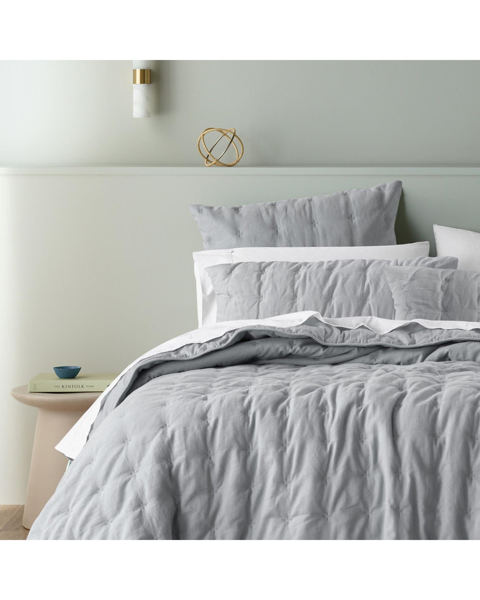 Bianca Bedding Comforter Bianca Bedding Langston Silver Comforter Set