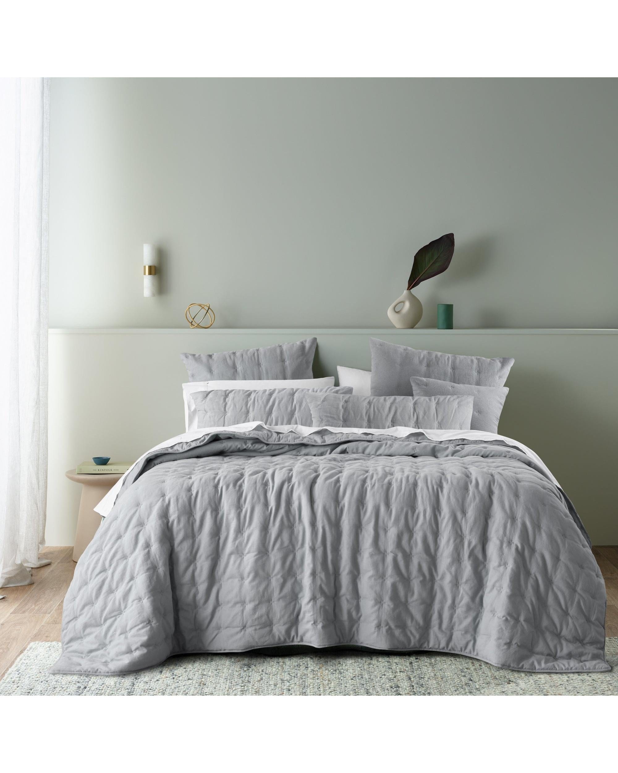 Bianca Bedding Comforter Bianca Bedding Langston Silver Comforter Set