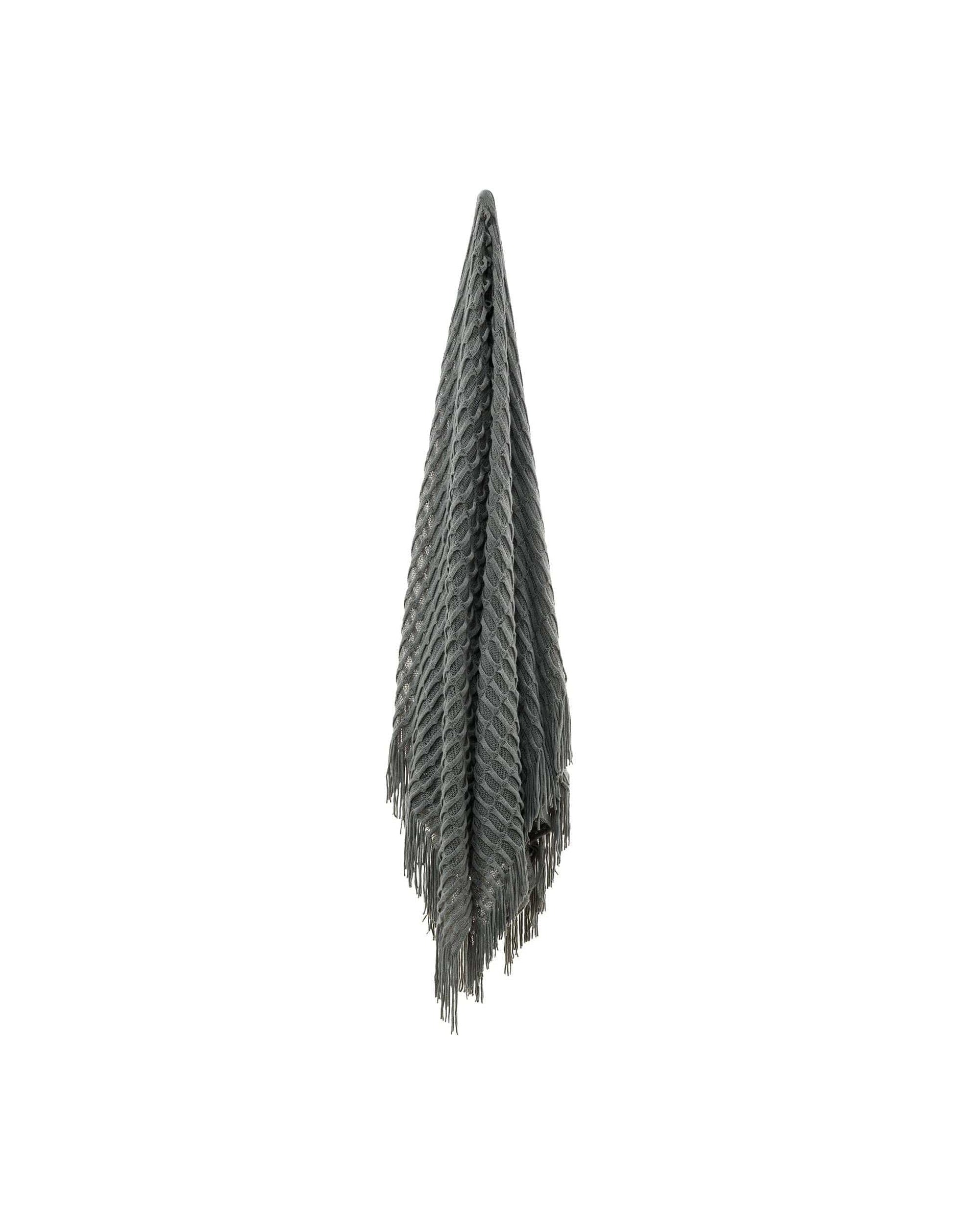 Bianca Bedding Blanket Bianca Bedding MARLON THROW RUG CHARCOAL