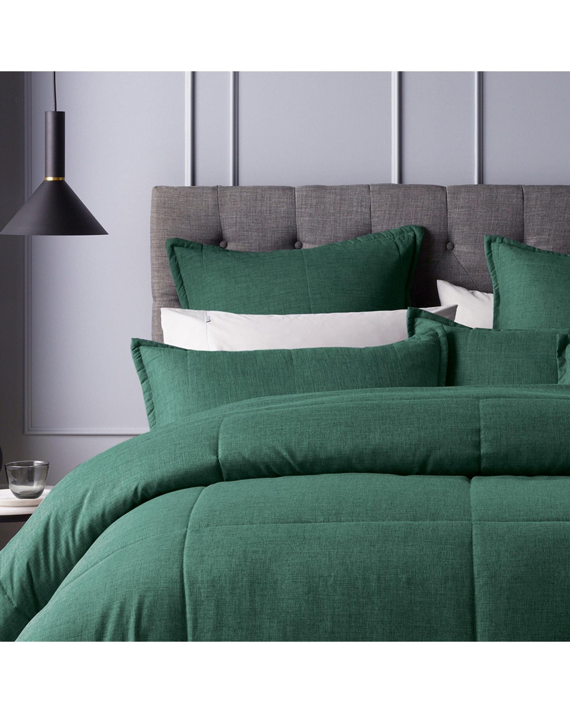 Bianca Bedding Comforter Bianca Bedding Maynard Green Comforter Set