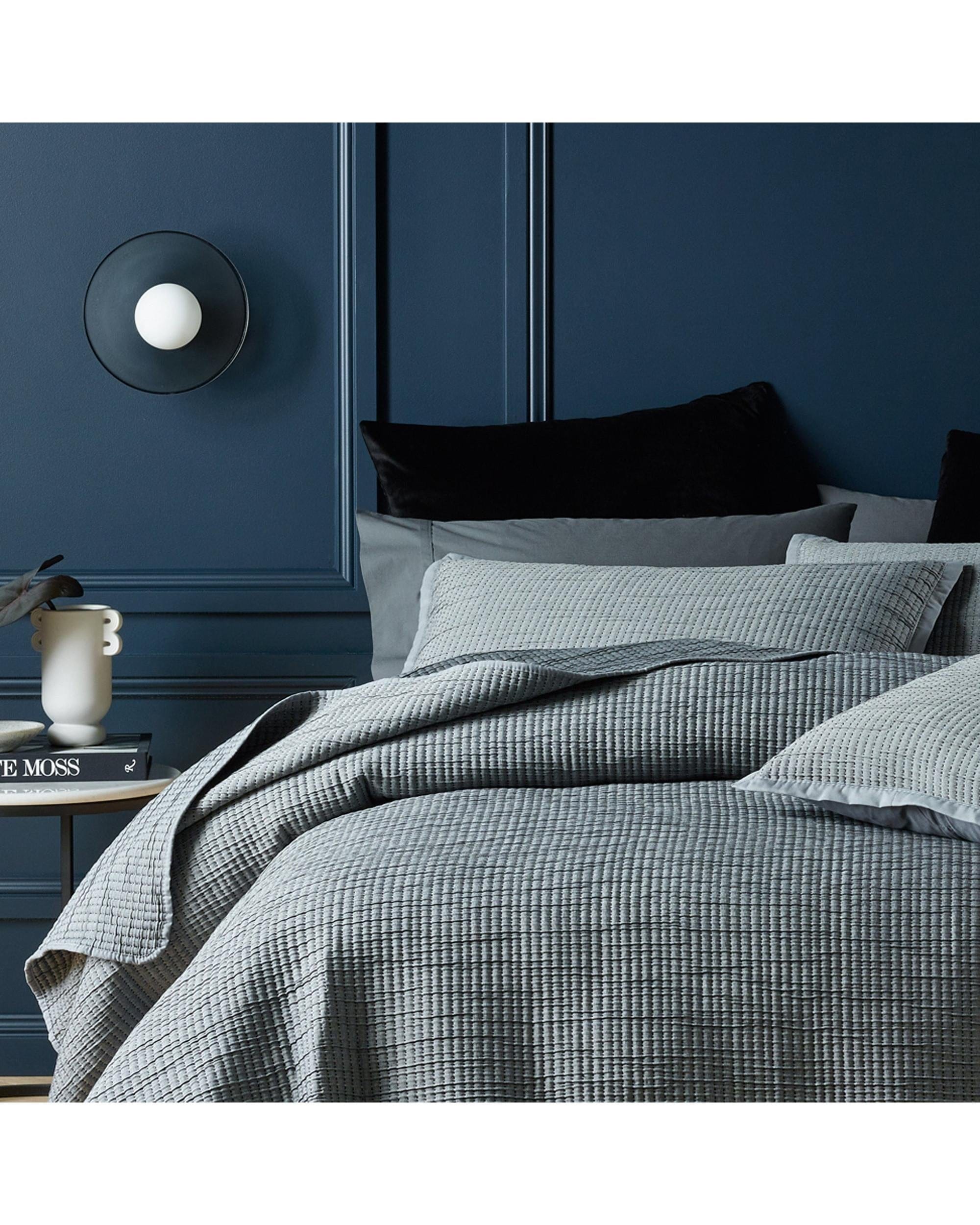 Bianca Bedding Coverlet Bianca Bedding ORION COVERLET SET GREY
