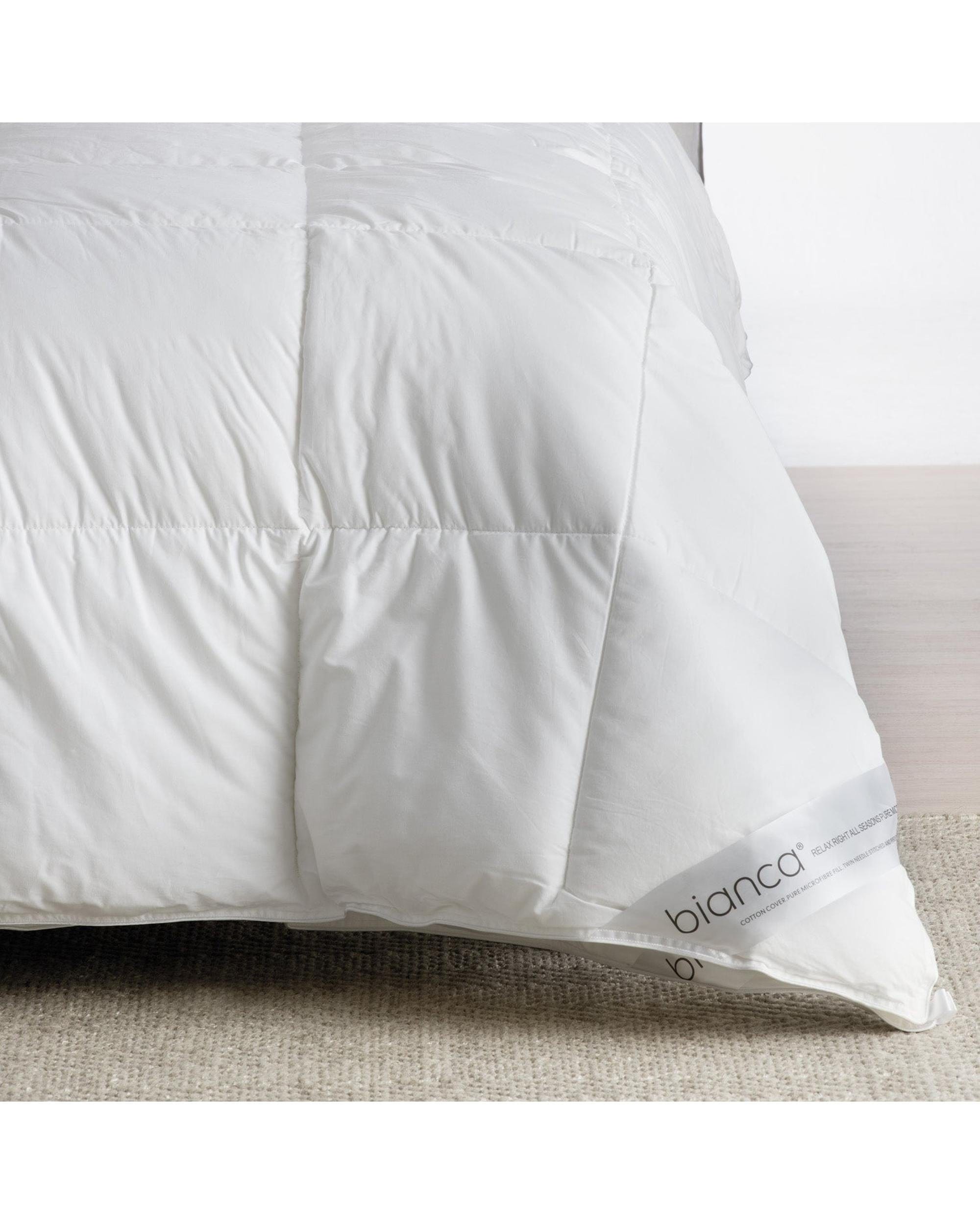 Bianca Bedding Duvet/Quilt Bianca Bedding RELAX RIGHT PURE MICROFIBRE ALL SEASONS QUILT