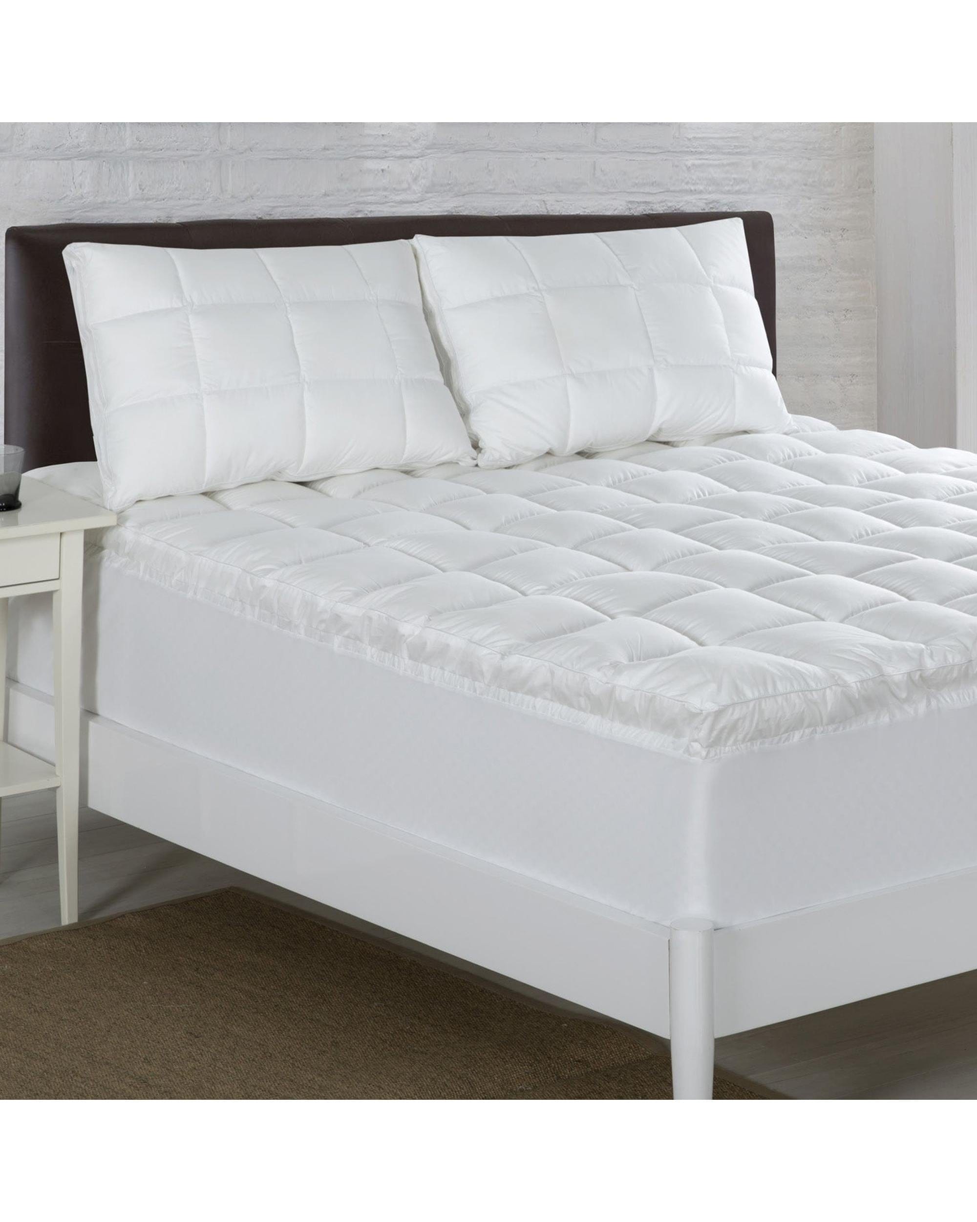 Bianca Bedding Mattress Topper Bianca Bedding RELAX RIGHT PURE MICROFIBRE MATTRESS TOPPER 1000GSM