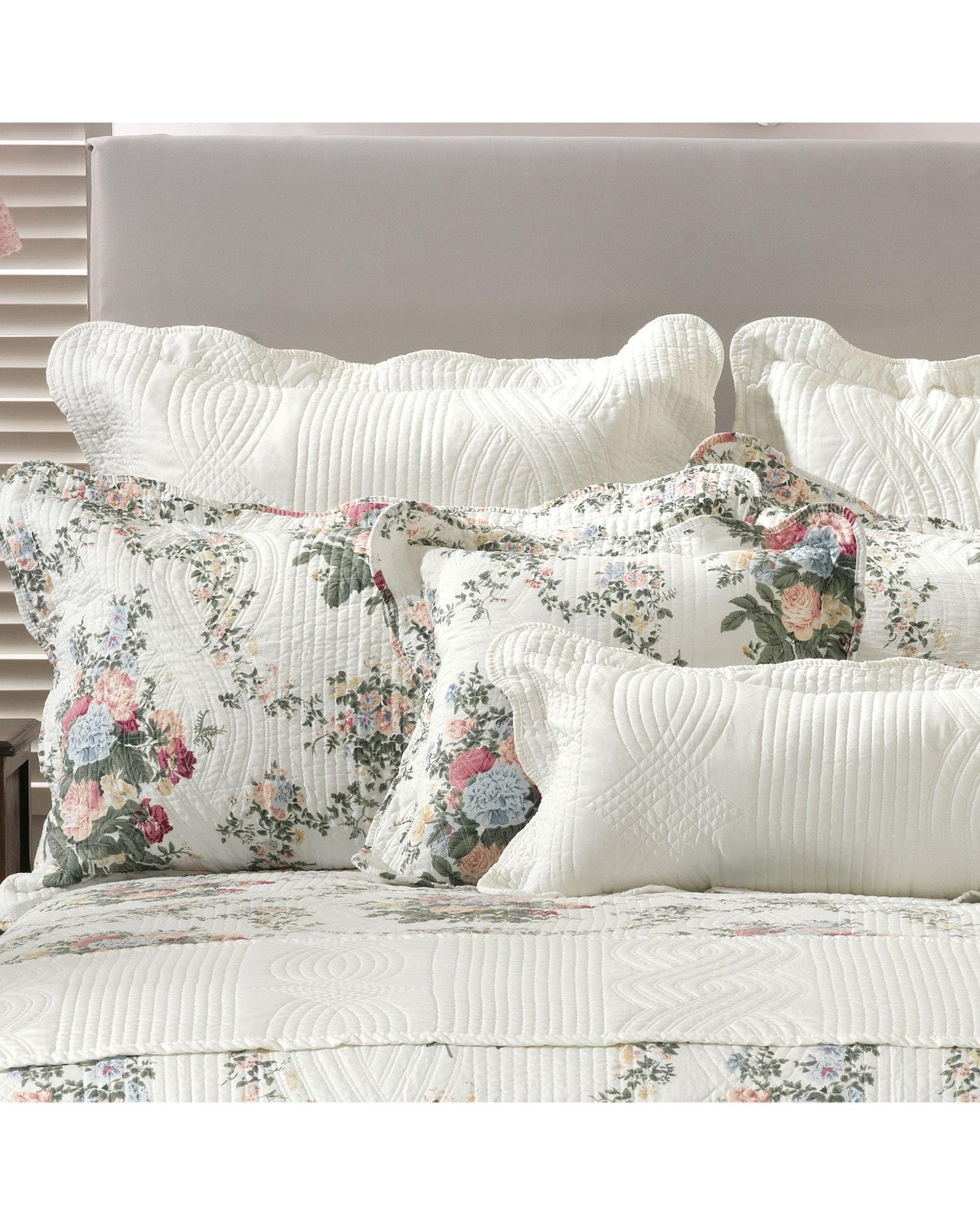 Bianca Bedding Comforter Bianca Bedding ROSEDALE BEDSPREAD SET GREEN