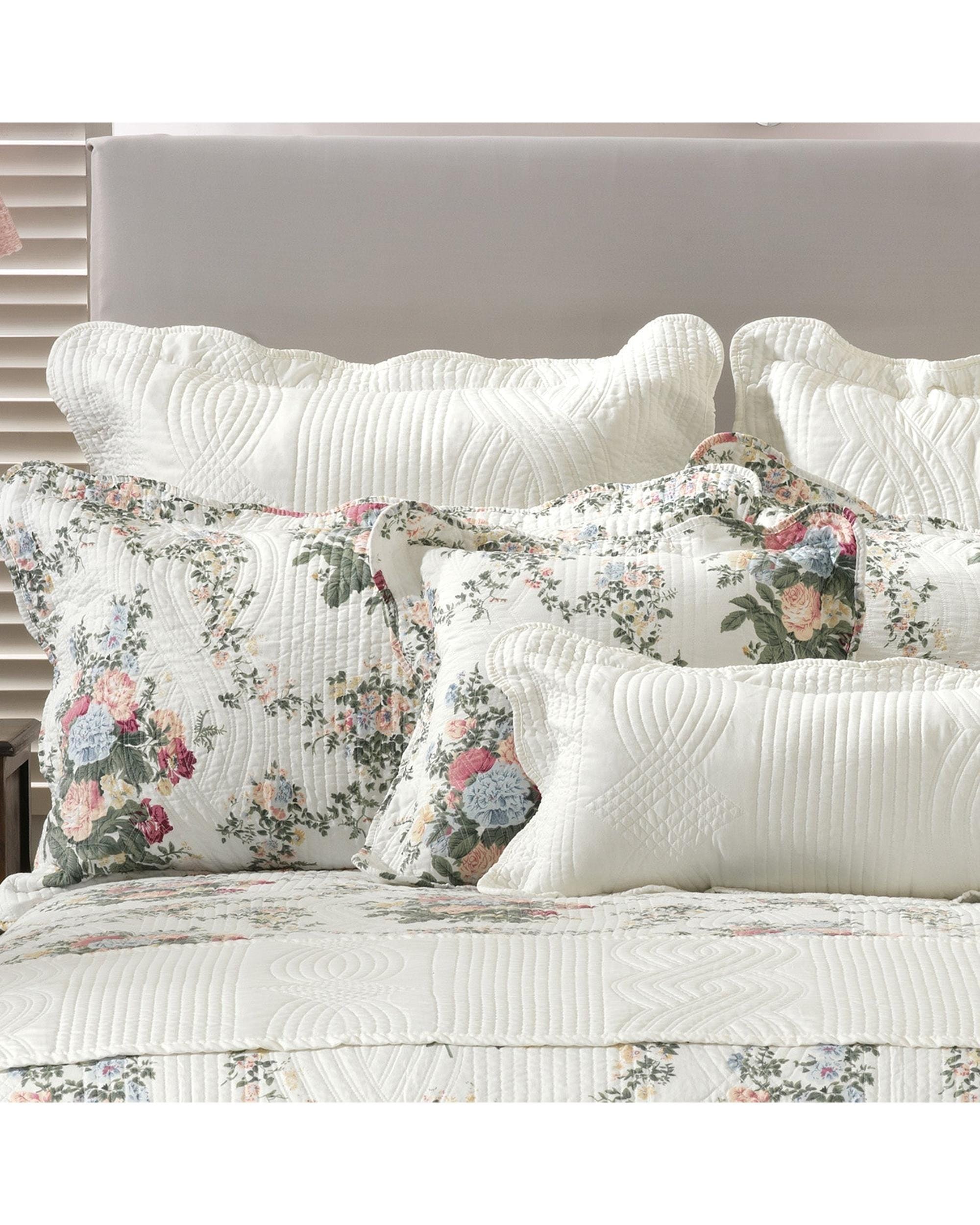 Bianca Bedding Comforter Bianca Bedding ROSEDALE BEDSPREAD SET GREEN