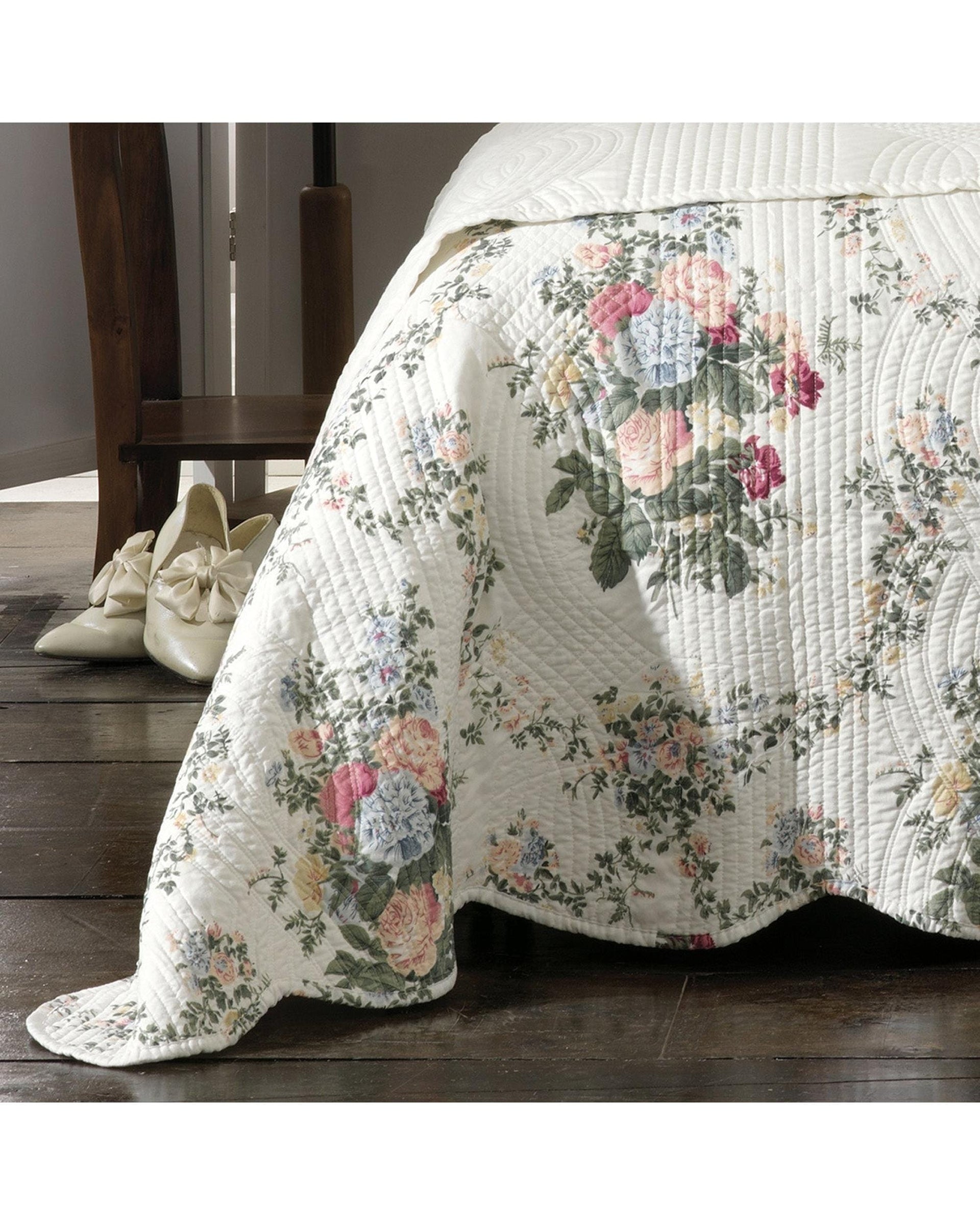 Bianca Bedding Comforter Bianca Bedding ROSEDALE BEDSPREAD SET GREEN