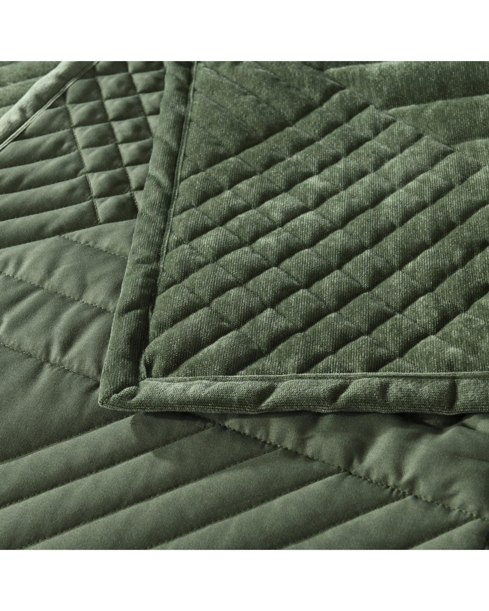 Bianca Bedding Coverlet Bianca Bedding SAMATRA COVERLET SET OLIVE