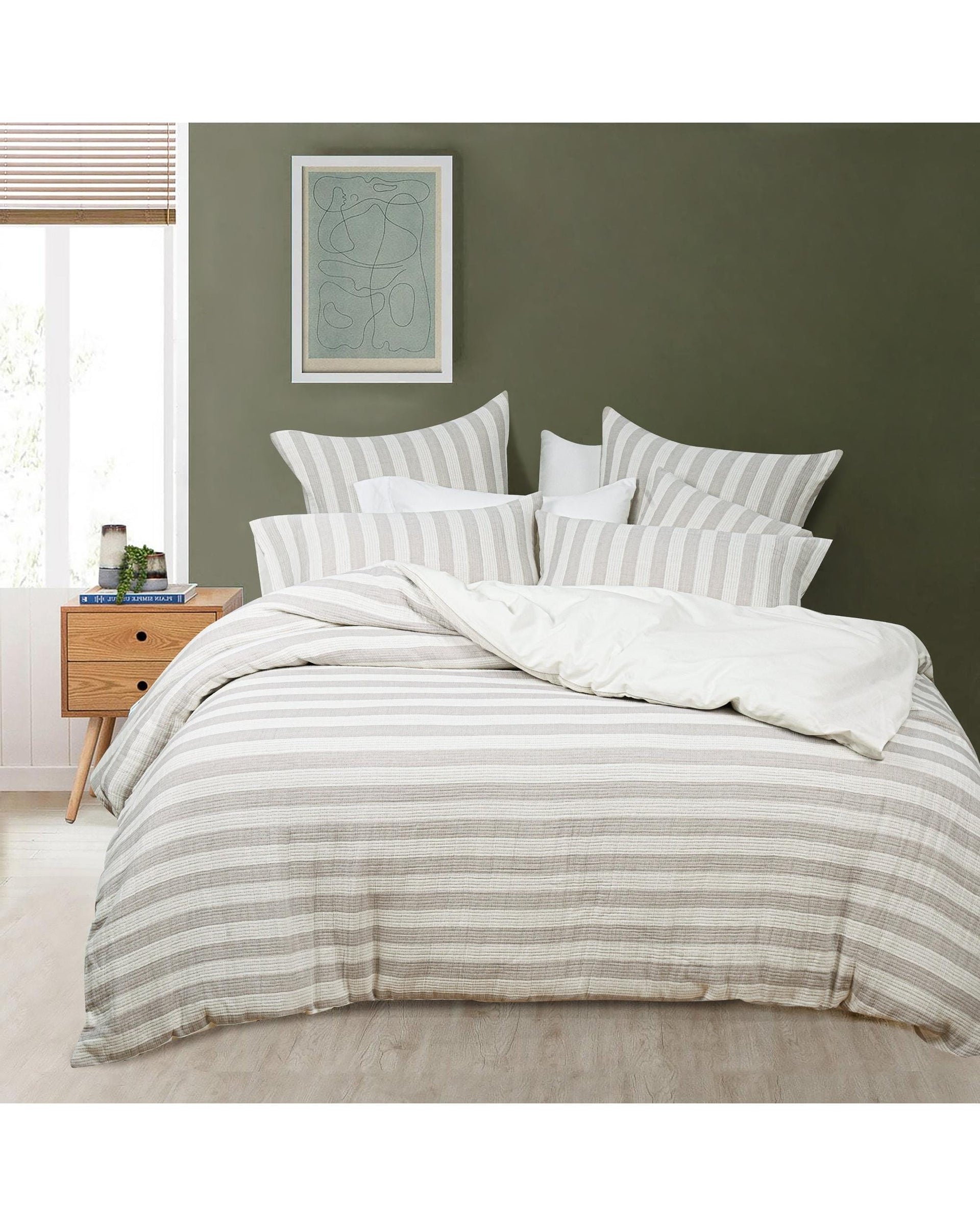 Bianca Bedding Quilt Cover Bianca Bedding Woden Quilt Cover Set