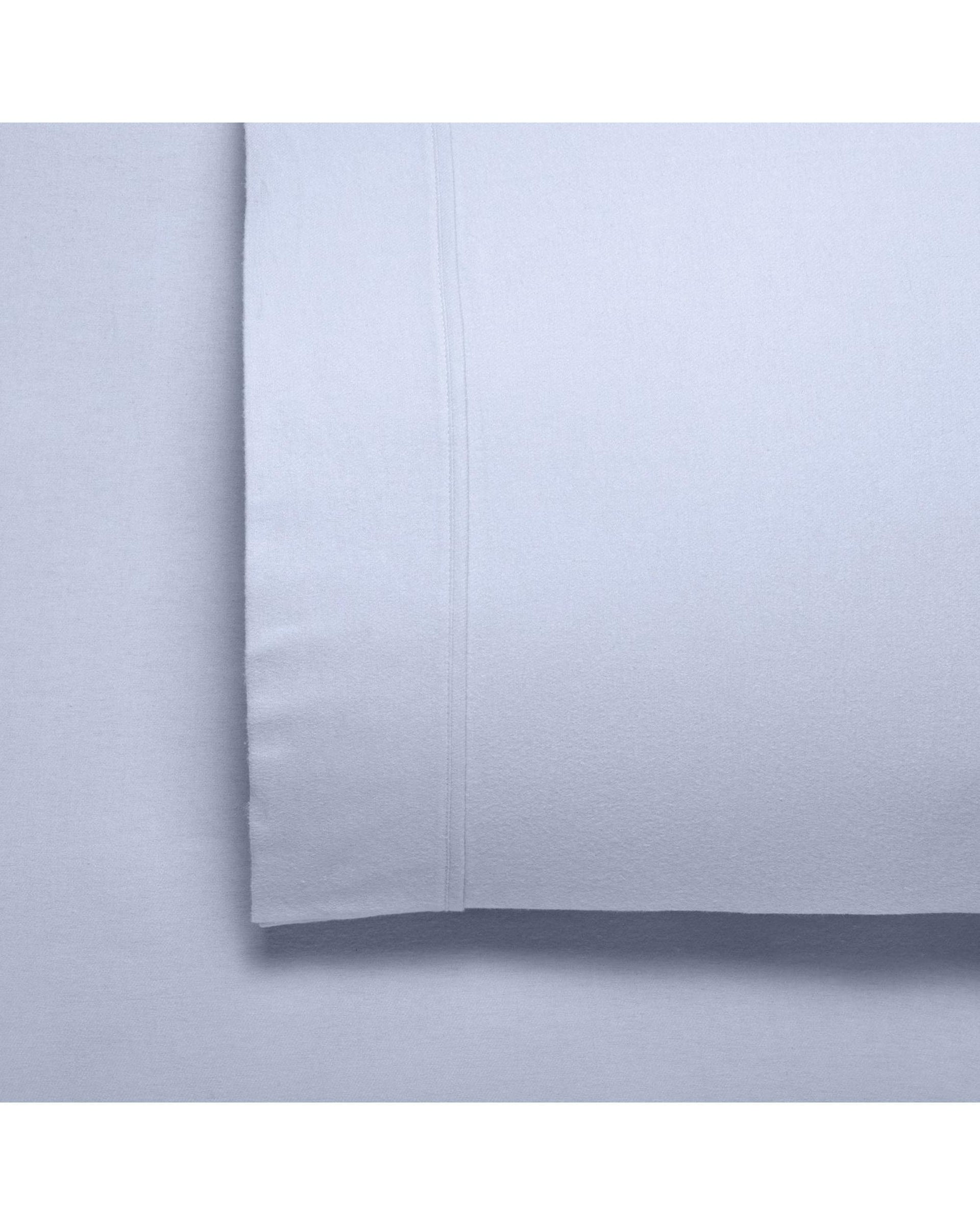 Bianca Bedding Bed Sheets Bianca FLETCHER FLANNELETTE COTTON SHEET SETS STEEL BLUE