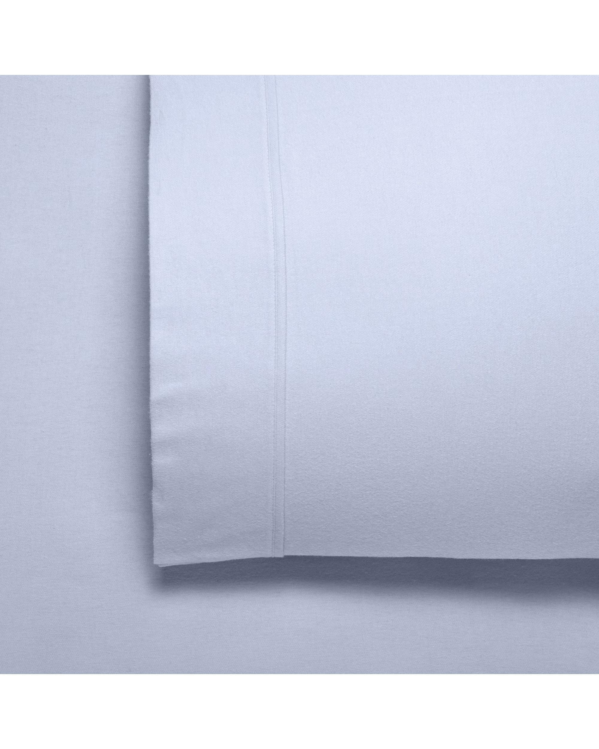 Bianca Bedding Bed Sheets Bianca FLETCHER FLANNELETTE COTTON SHEET SETS STEEL BLUE
