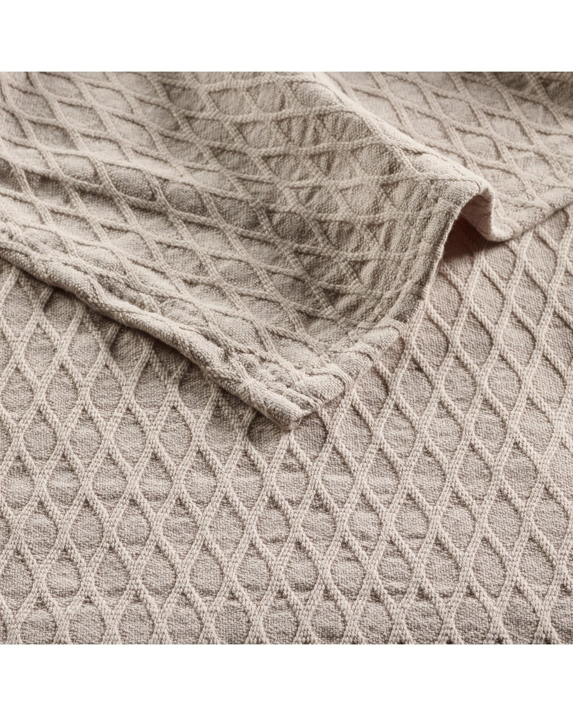 Bianca Bedding Blanket Bianca GOSFORD COTTON BLANKET Stone