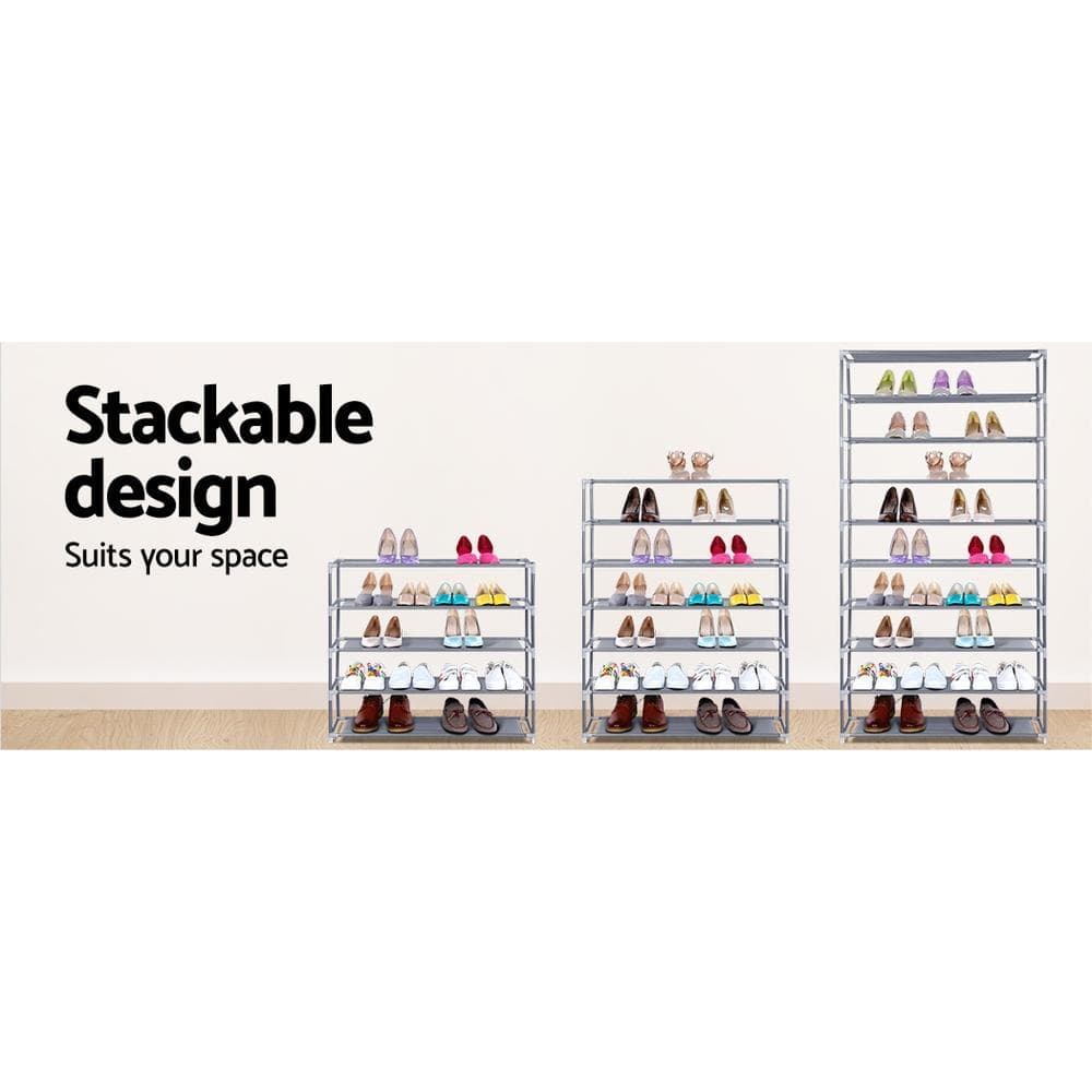 Big Bedding Australia Shoe Rack 10 Tier Stackable Shoe Rack