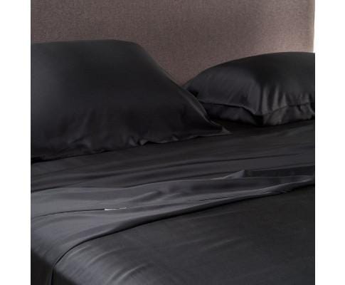 Big Bedding Australia Bed Sheets 100% Organic Bamboo Flat Sheet A Charcoal