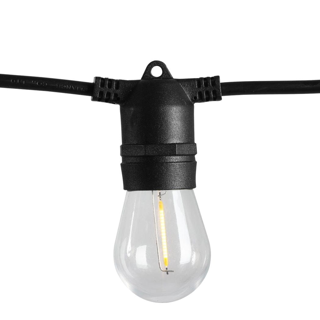 Big Bedding Australia Lamp 17m Festoon String Lights Solar Powered Xmas Party Waterproof outdoor
