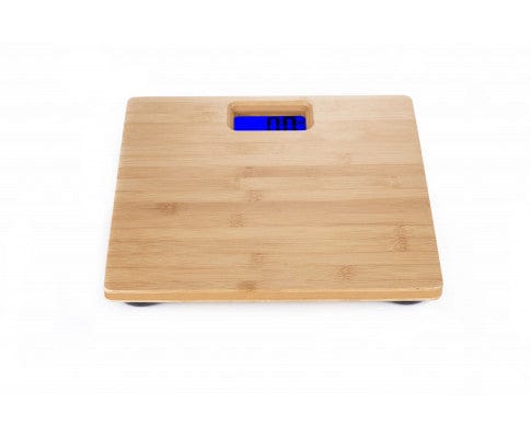 Big Bedding Australia Bathroom Accessories 180KG Bamboo Natural Personal Digital Bathroom Scale