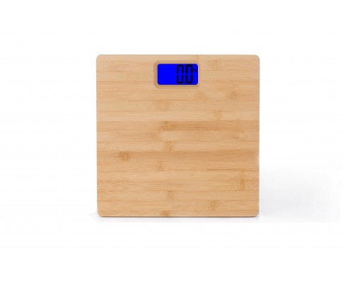 Big Bedding Australia Bathroom Accessories 180KG Bamboo Natural Personal Digital Bathroom Scale