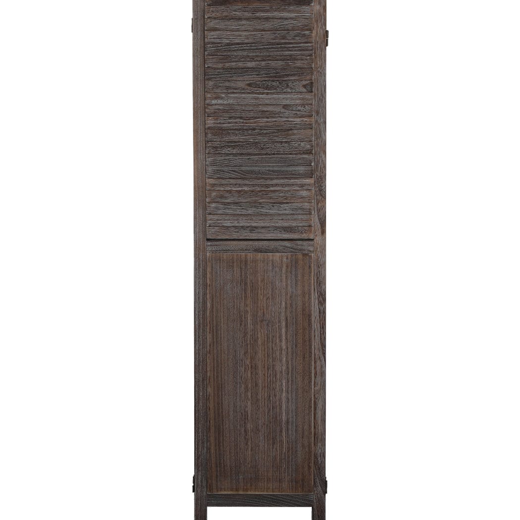 Big Bedding Australia Room Divider 4 Panel Room Divider Folding Screen Privacy Dividers Stand Wood Brown