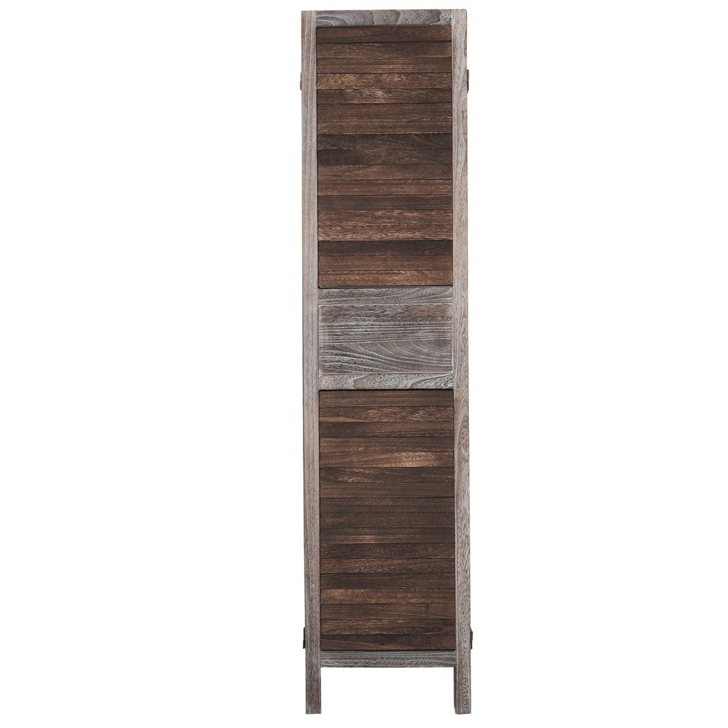 Big Bedding Australia Room Divider 4 Panel Room Divider Folding Screen Privacy Dividers Stand Wood Brown