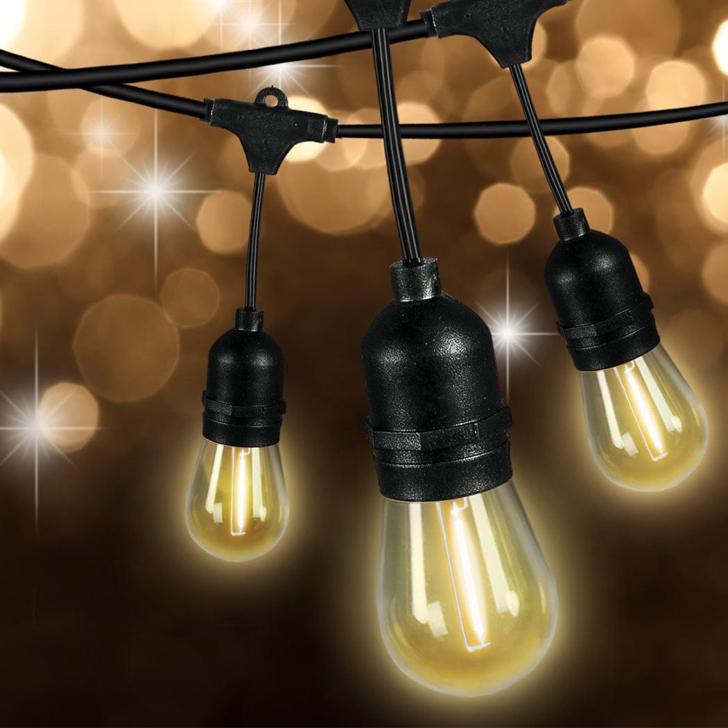 Big Bedding Australia Lamp 40M Festoon String Lights Xmas Wedding Party Waterproof Garden Outdoor